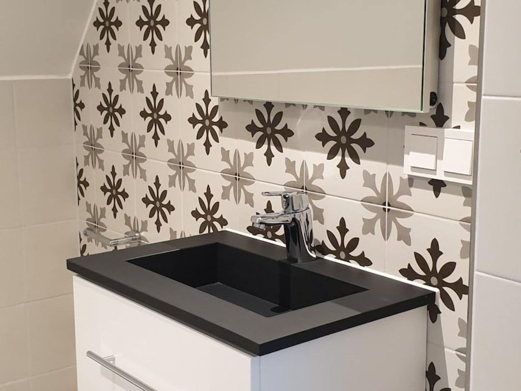 De badkamer van Het Wambuis in Den Hoorn- Texel