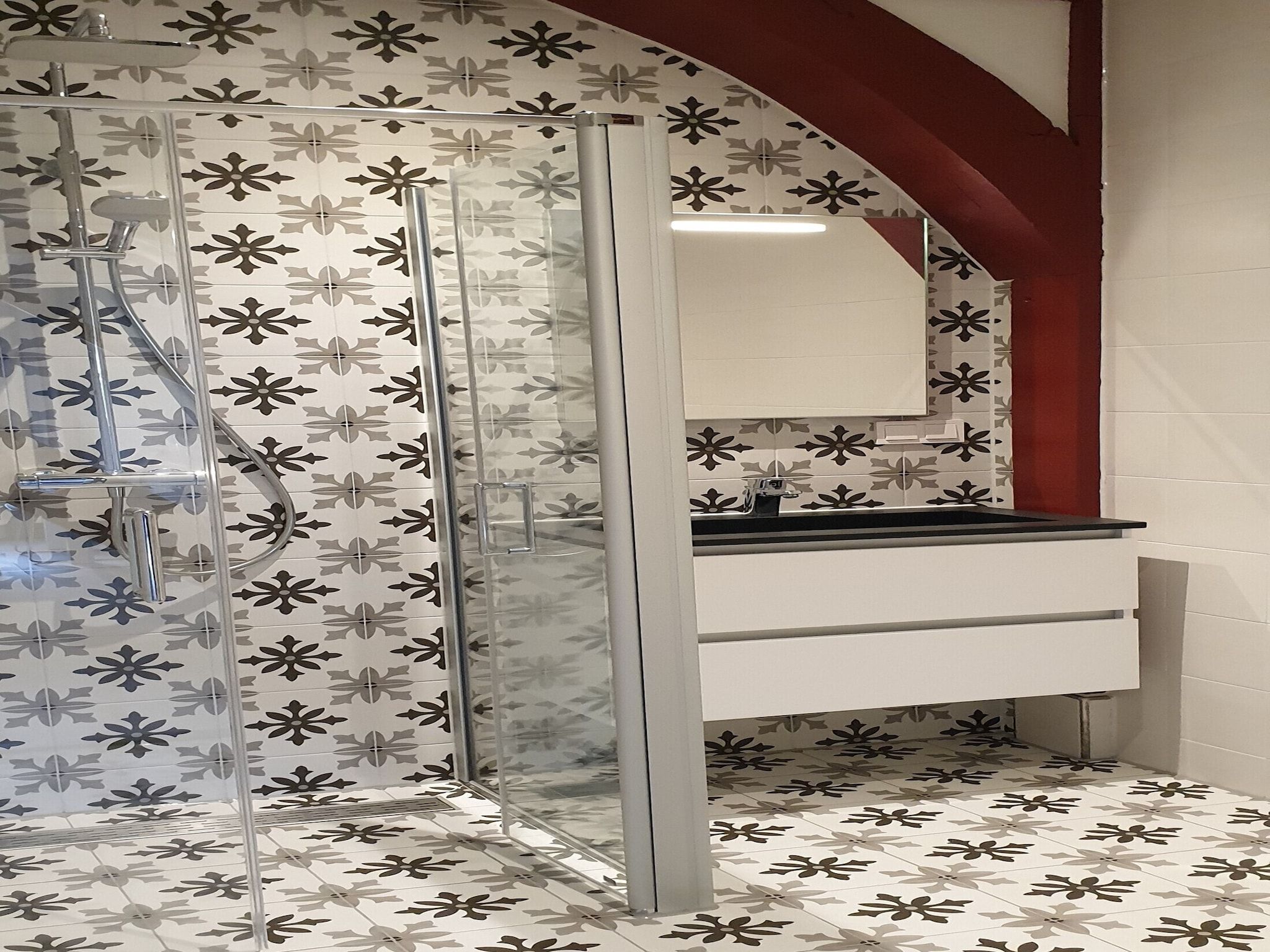 De badkamer van Het Wambuis in Den Hoorn- Texel