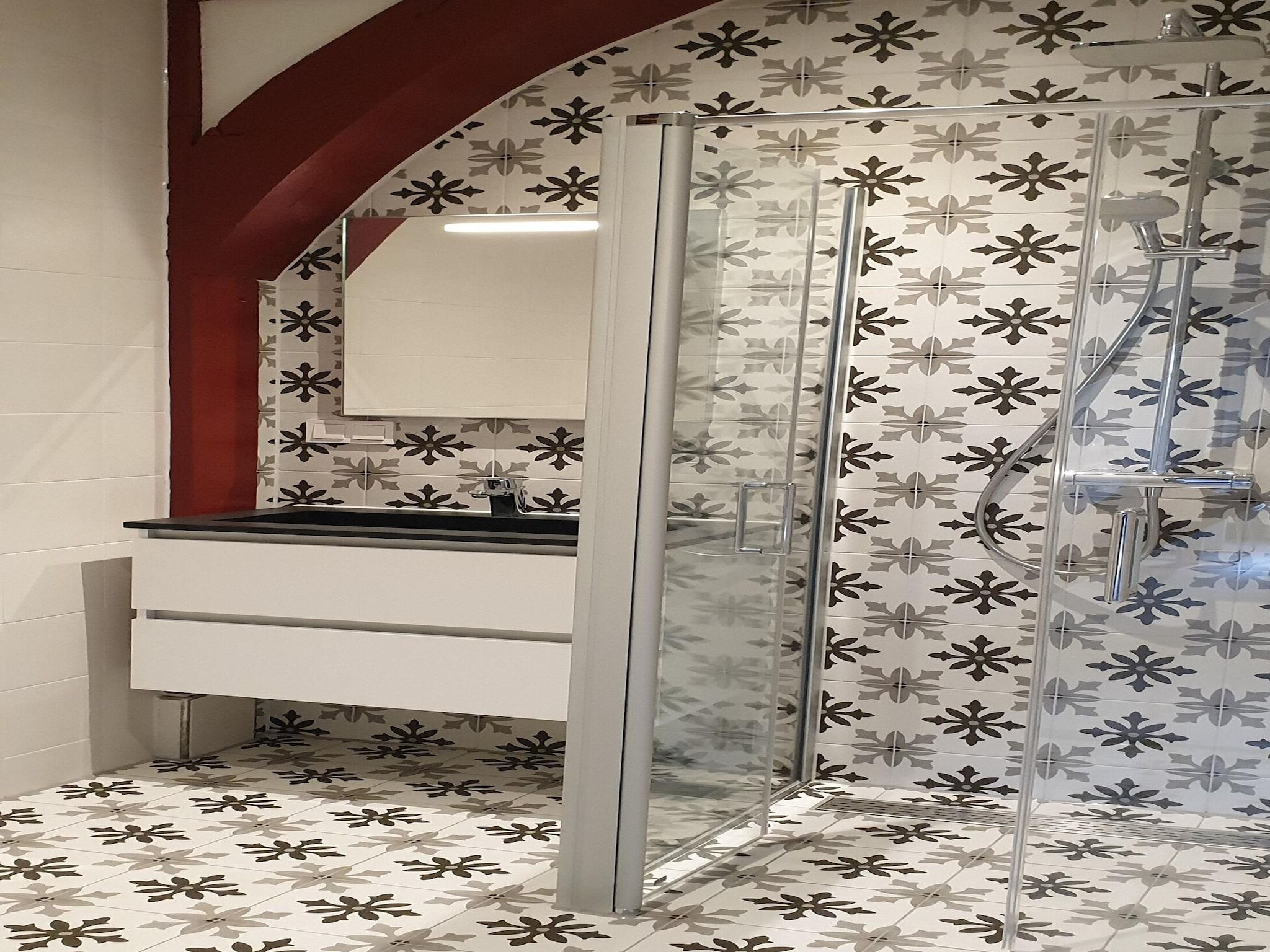 De badkamer van Het Wambuis in Den Hoorn- Texel