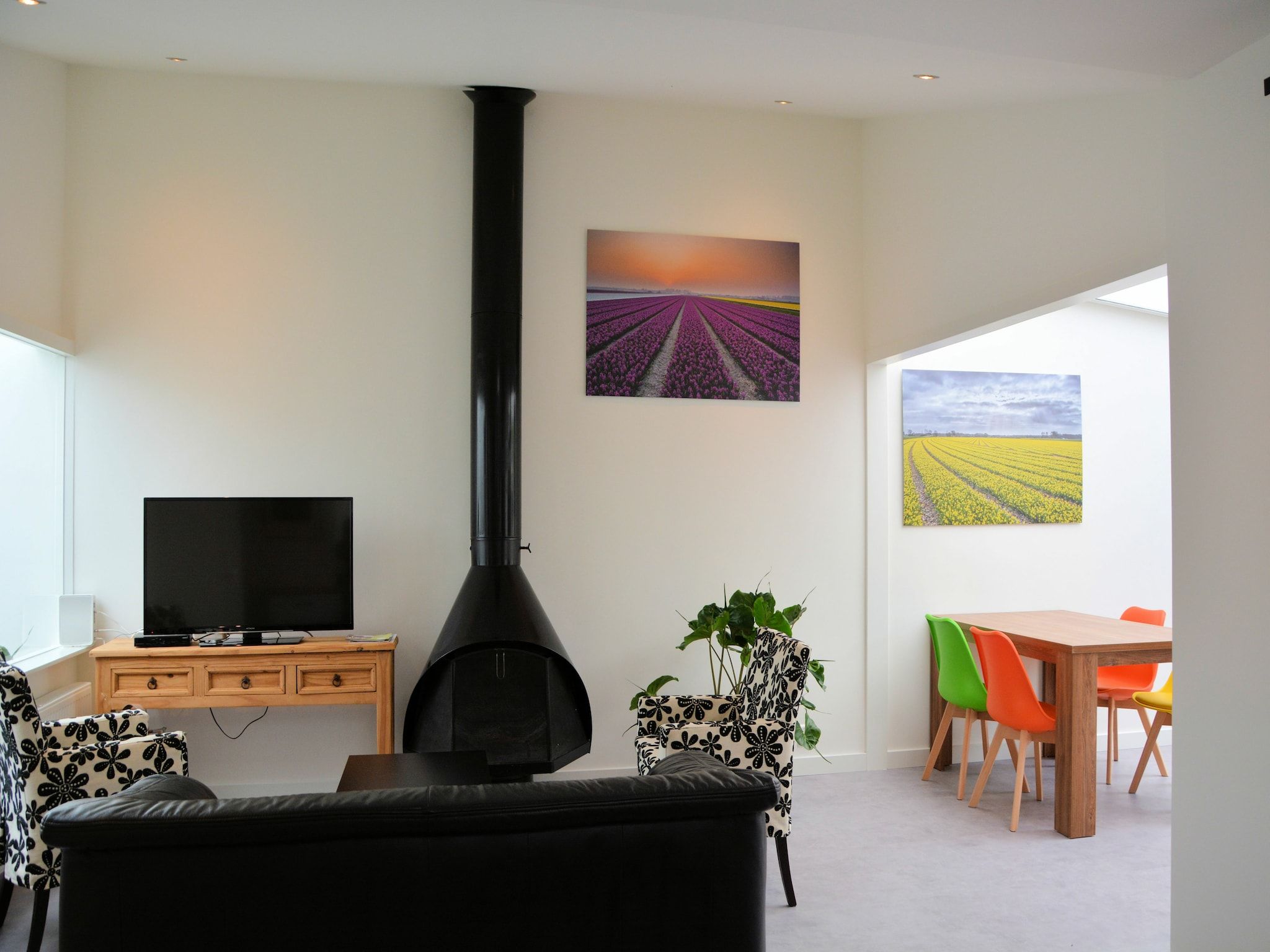 De woonkamer van Meer & Zee in Noordwijkerhout