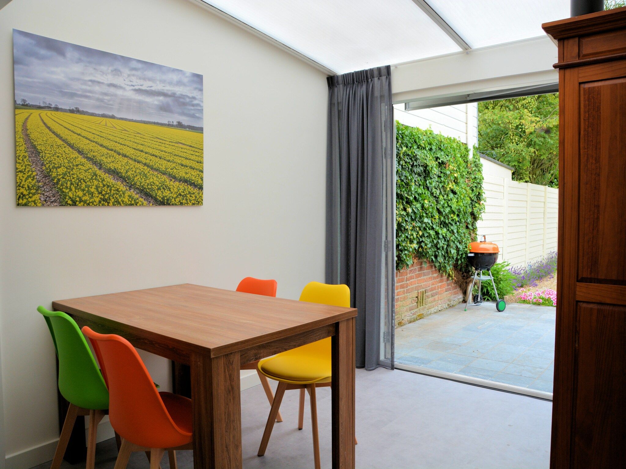 De eetkamer van Meer & Zee in Noordwijkerhout