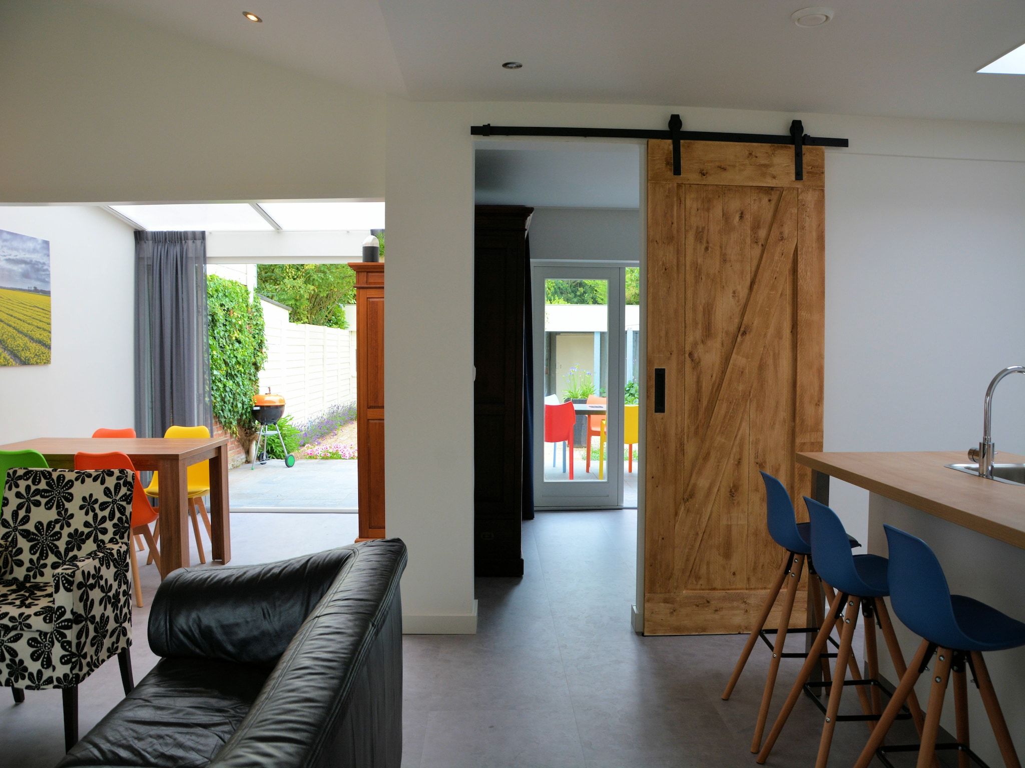 De woonkamer van Meer & Zee in Noordwijkerhout