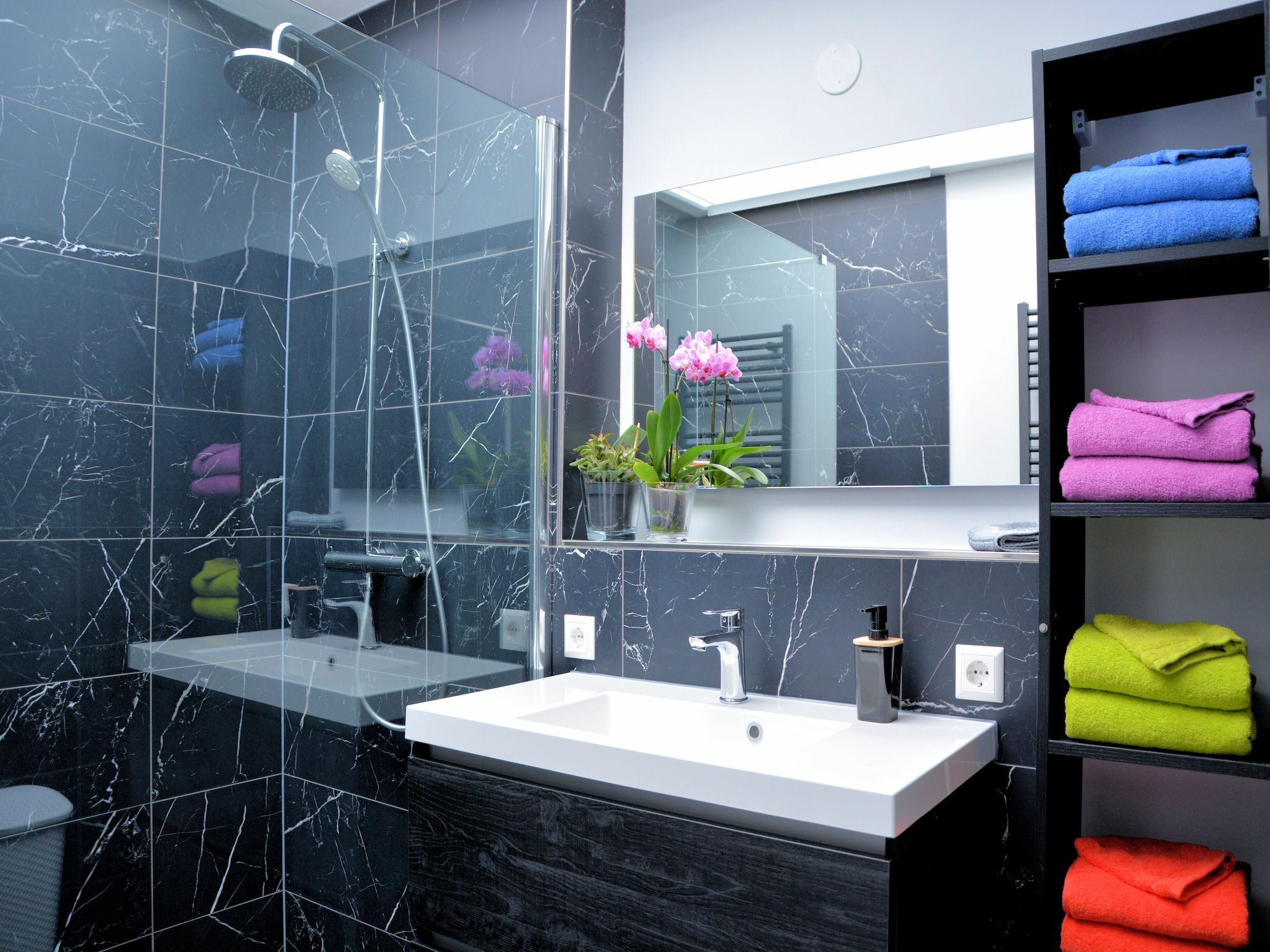 De badkamer van Meer & Zee in Noordwijkerhout