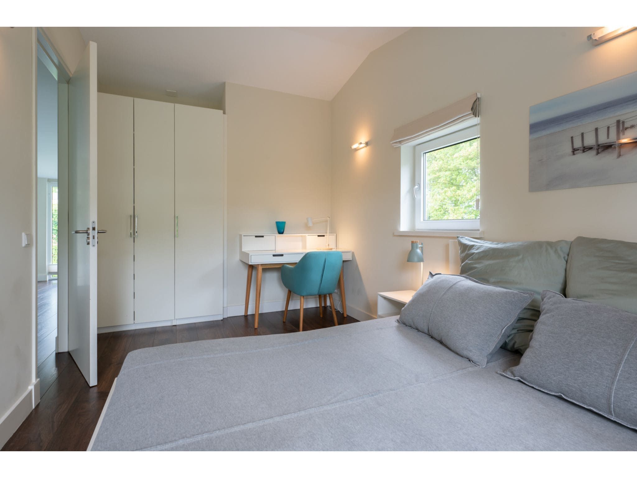 Een slaapkamer van Sternlaan 30 in Kamperland