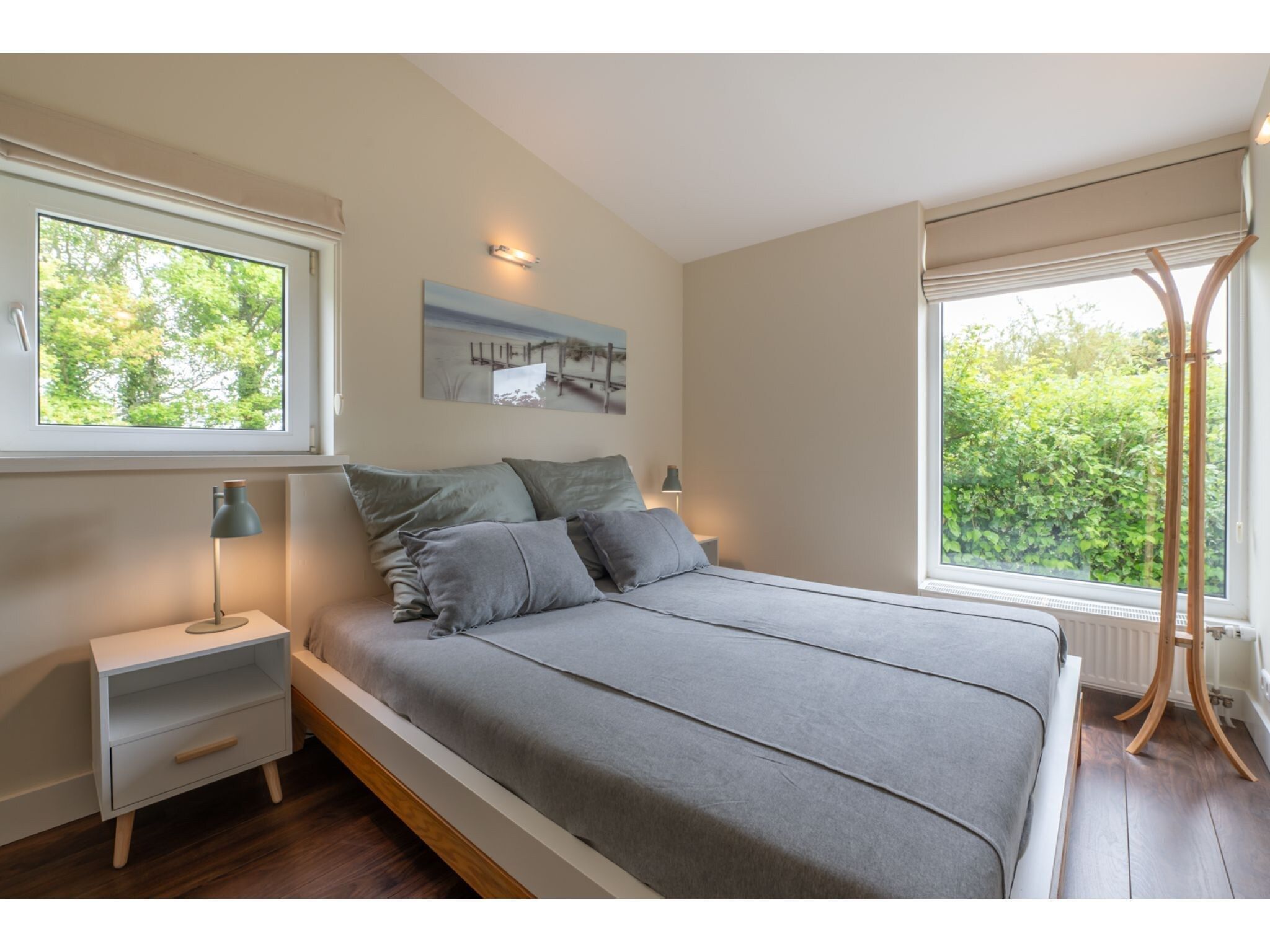 Een slaapkamer van Sternlaan 30 in Kamperland