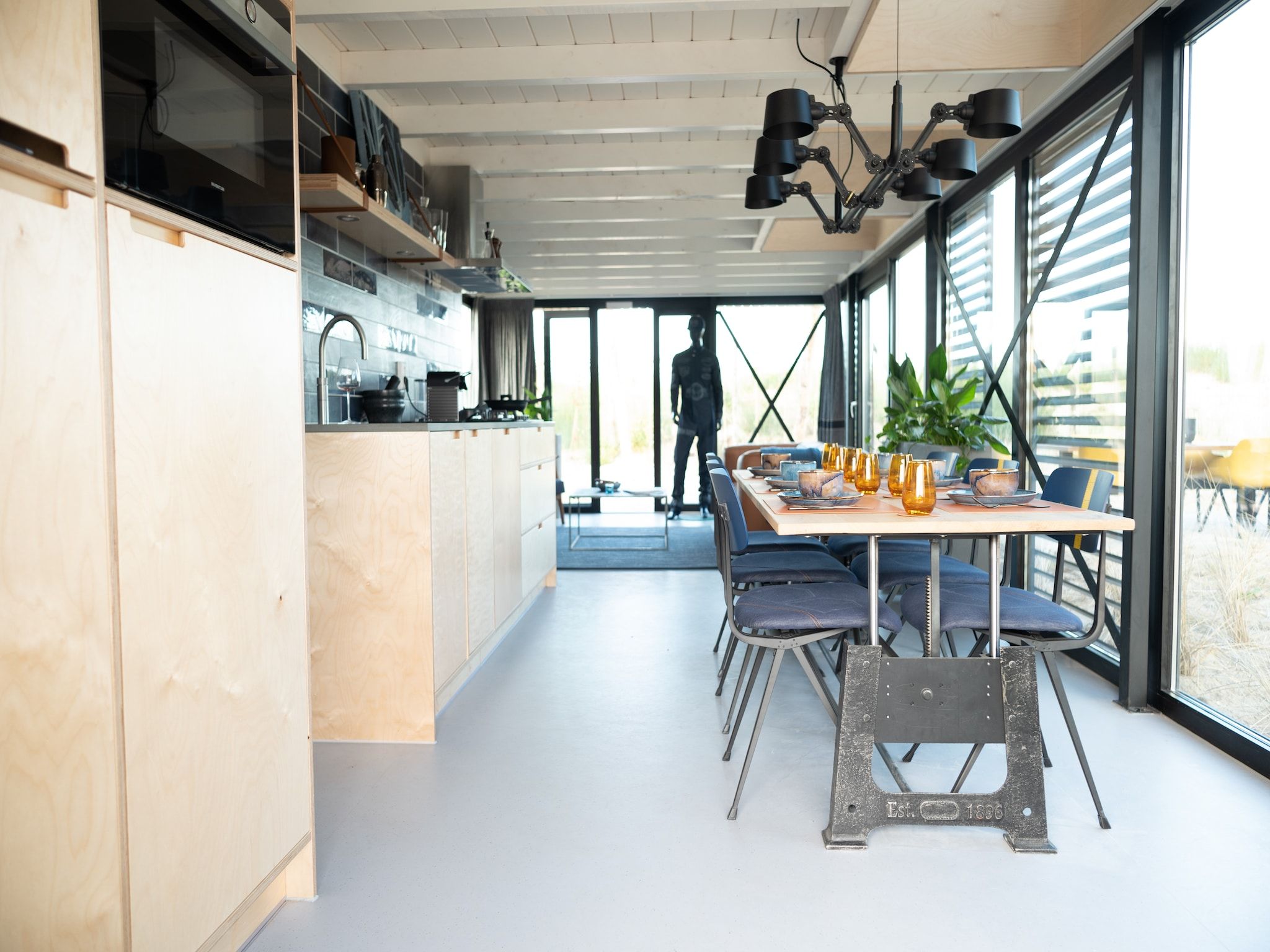 De keuken van Sea Lodges Zandvoort 6 in Zandvoort