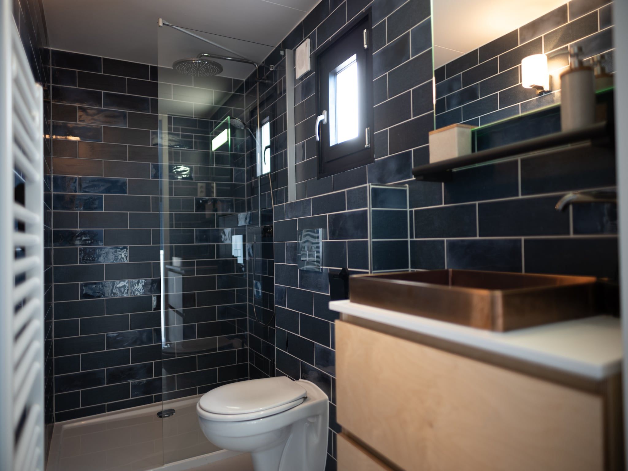 De badkamer van Sea Lodges Zandvoort 6 in Zandvoort