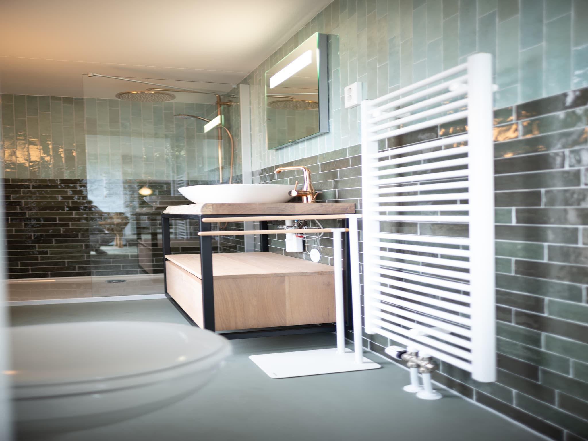 De badkamer van Sea Lodges Zandvoort 5 in Zandvoort