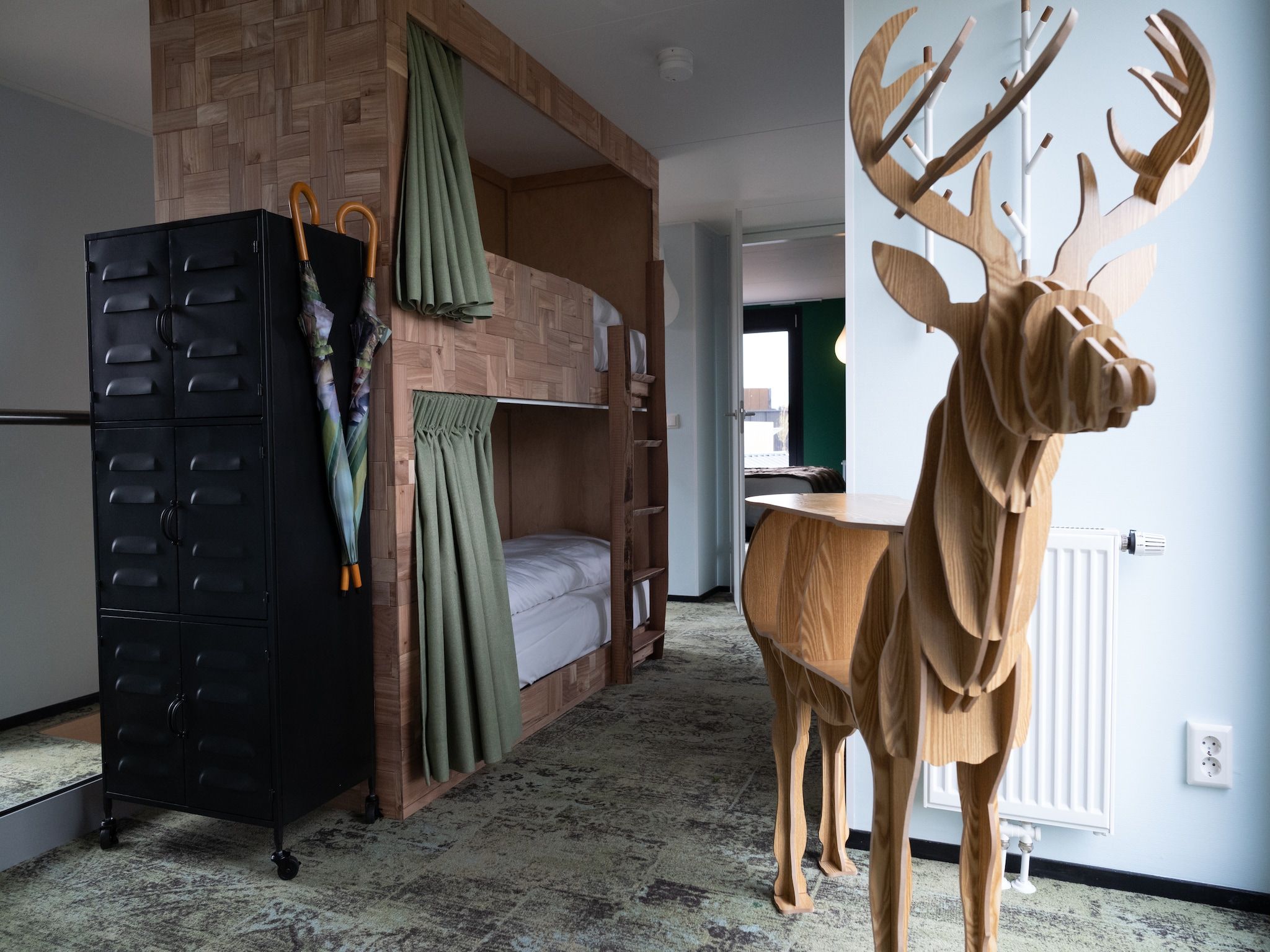 Een slaapkamer van Sea Lodges Zandvoort 5 in Zandvoort