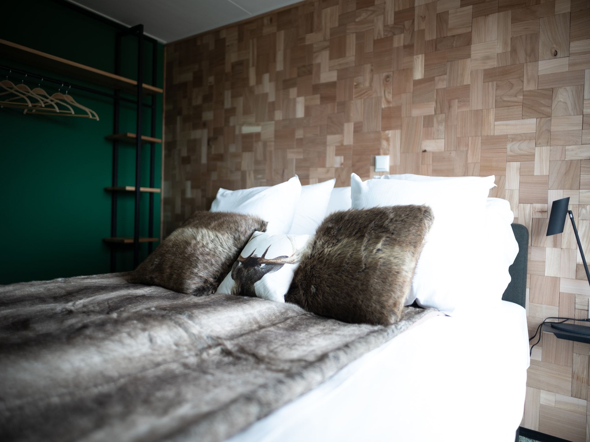 Een slaapkamer van Sea Lodges Zandvoort 5 in Zandvoort