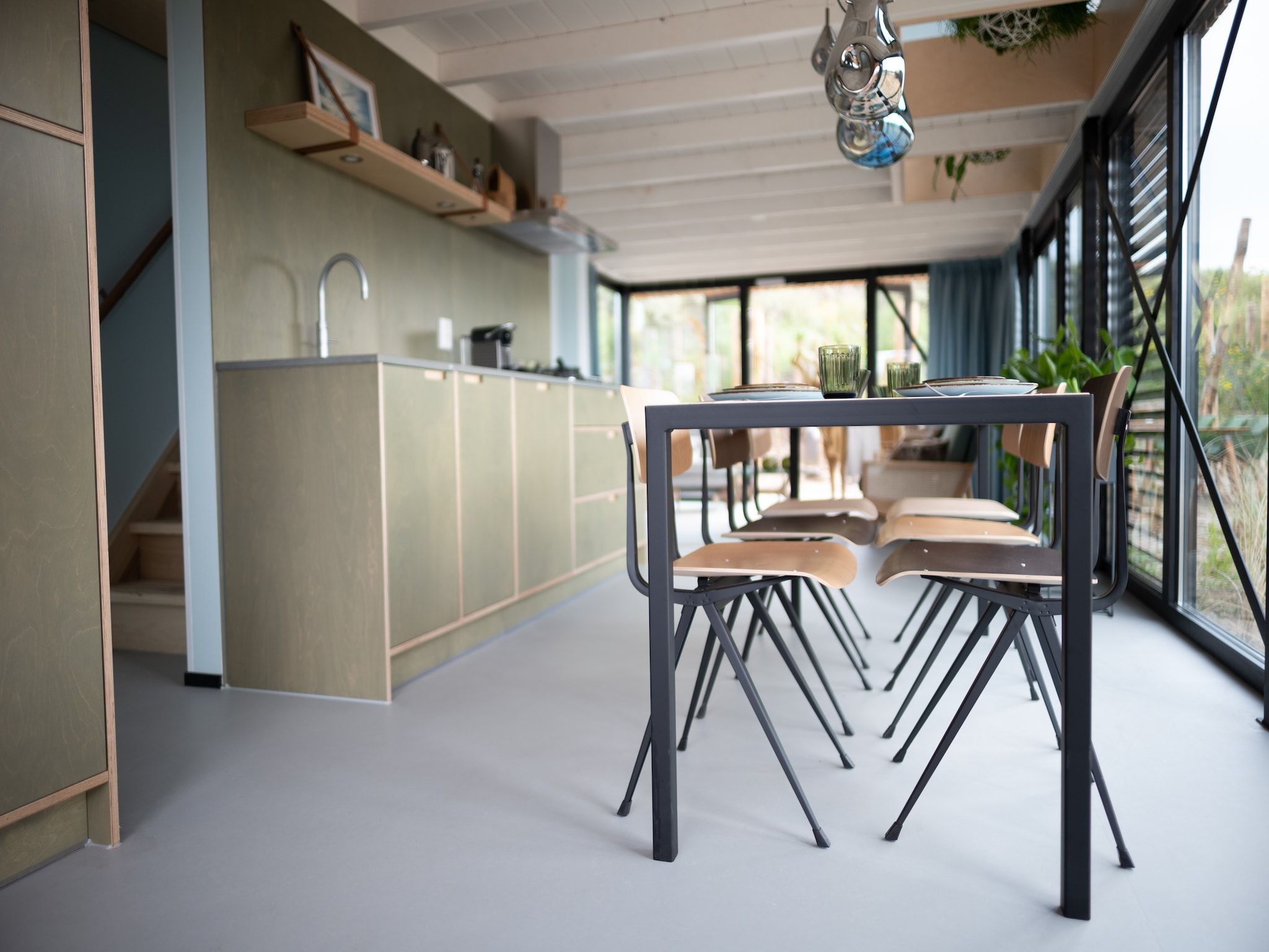 De keuken van Sea Lodges Zandvoort 5 in Zandvoort