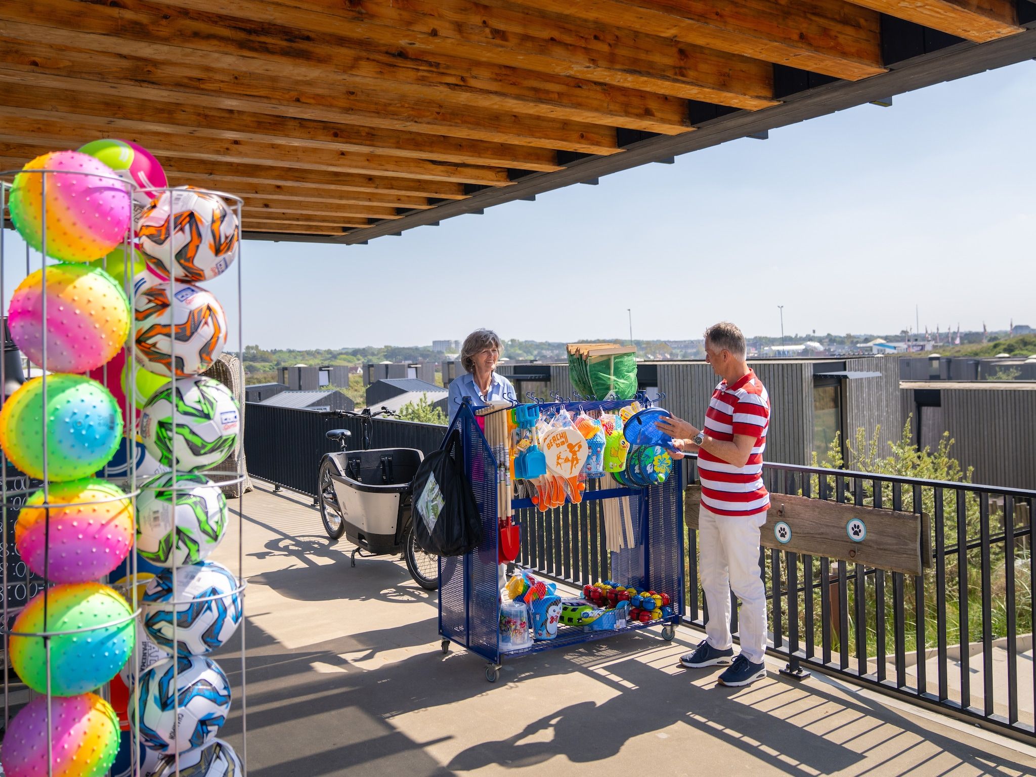 Parkfaciliteiten bij Sea Lodges Zandvoort 5 in Zandvoort