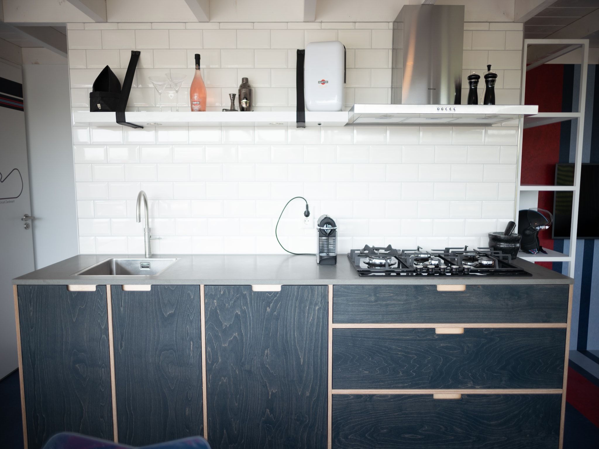 De keuken van Sea Lodges Zandvoort 7 in Zandvoort