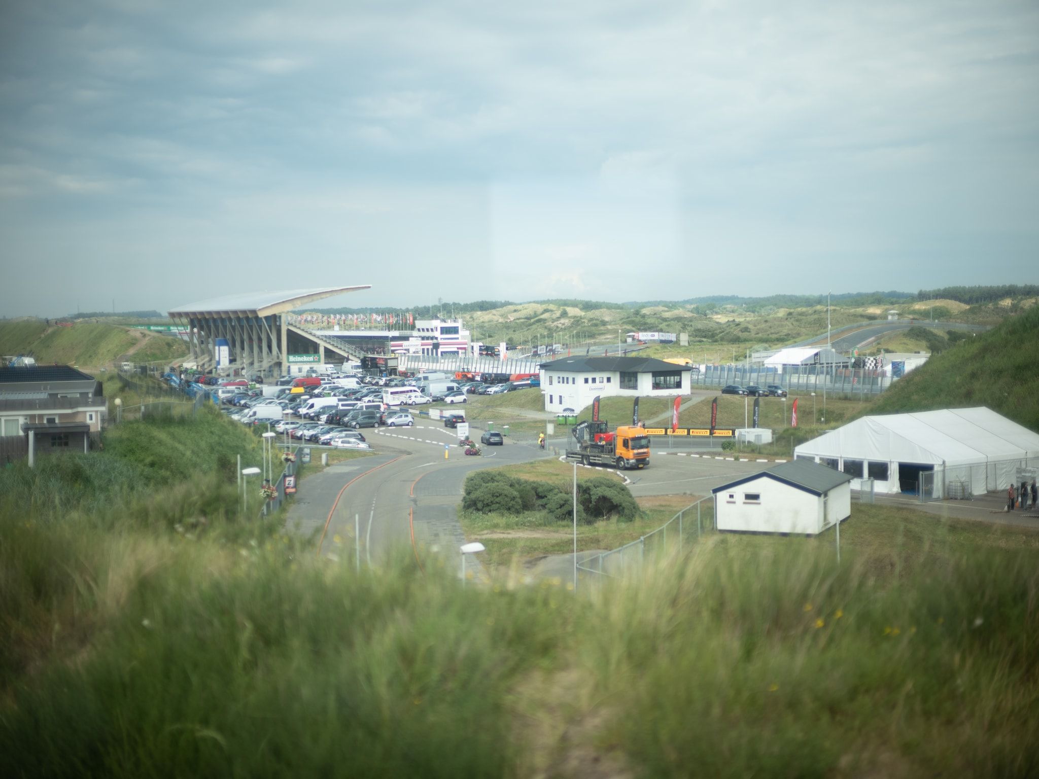 Het uitzicht vanaf Sea Lodges Zandvoort 7 in Zandvoort