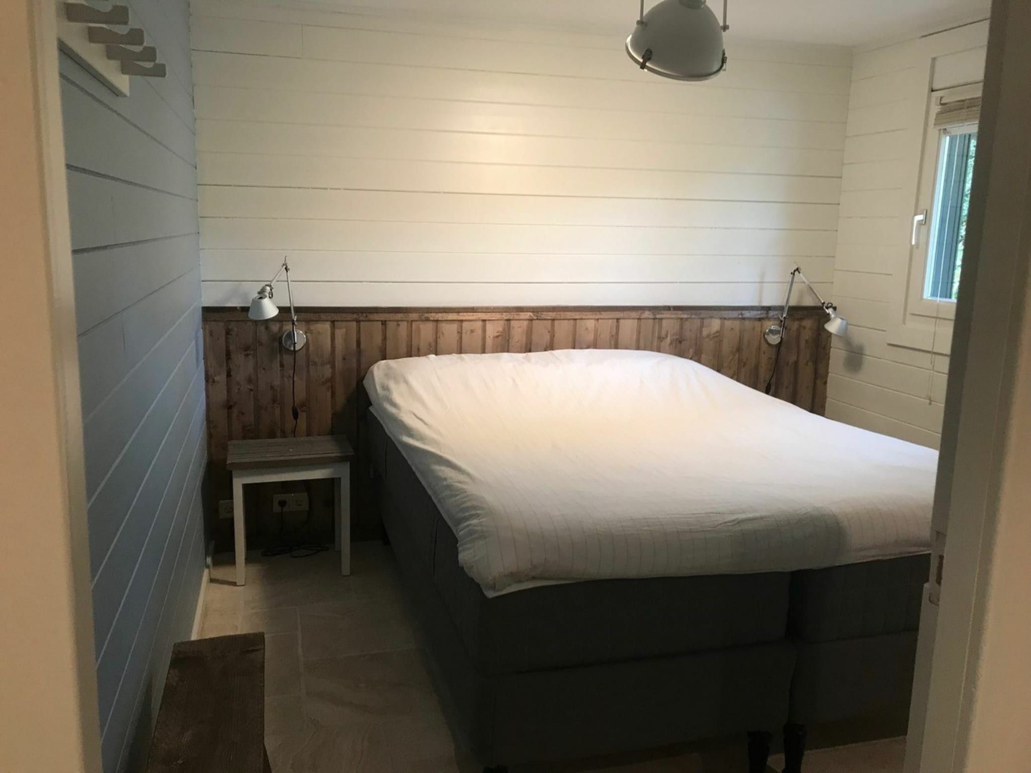 Een slaapkamer van Hoge Weide 64 in Oostkapelle