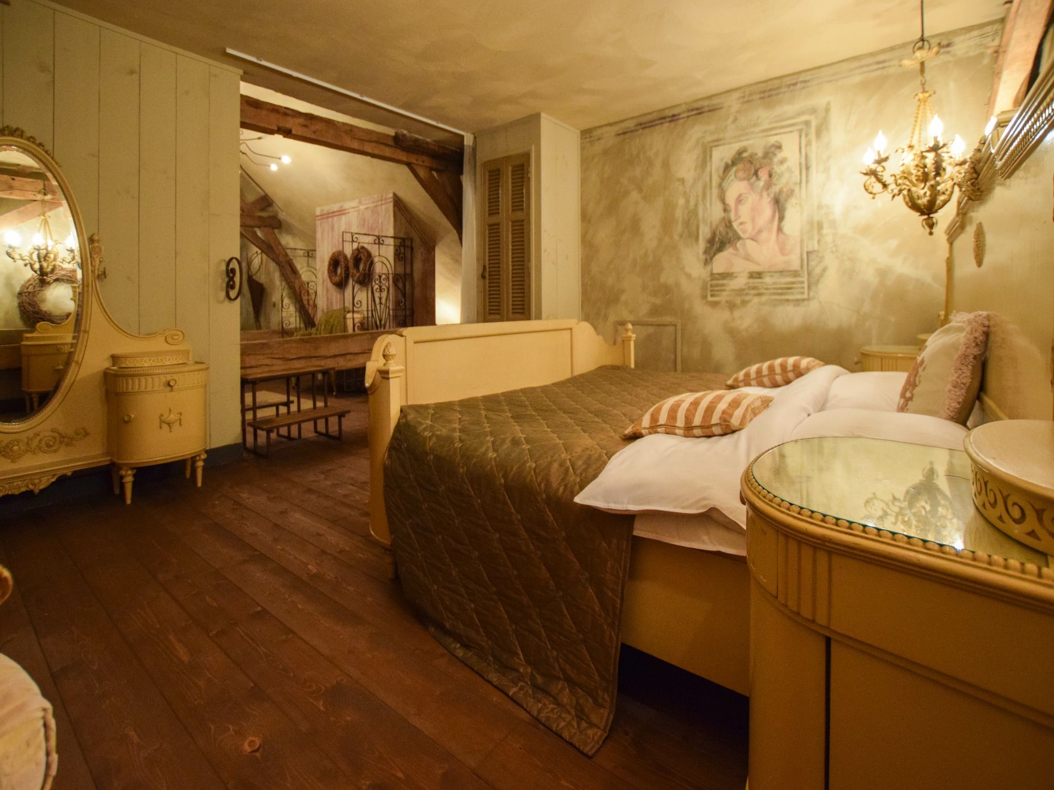 Een slaapkamer van La Maison Douce in Alphen