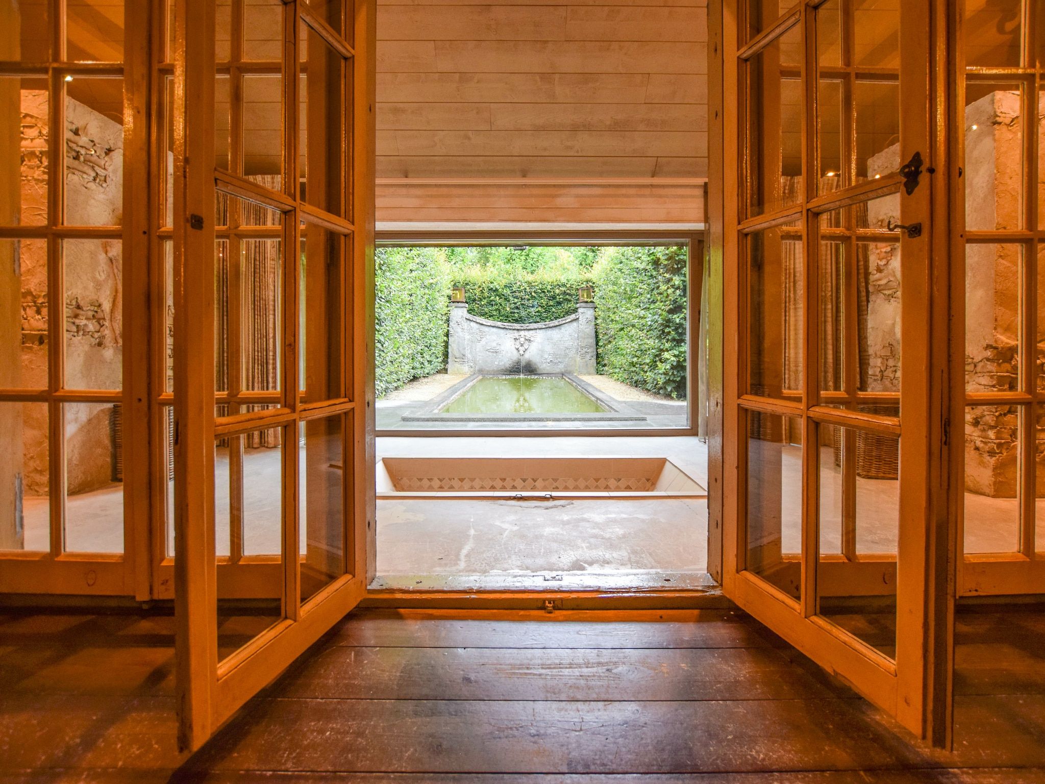 Het uitzicht vanaf La Maison Douce in Alphen