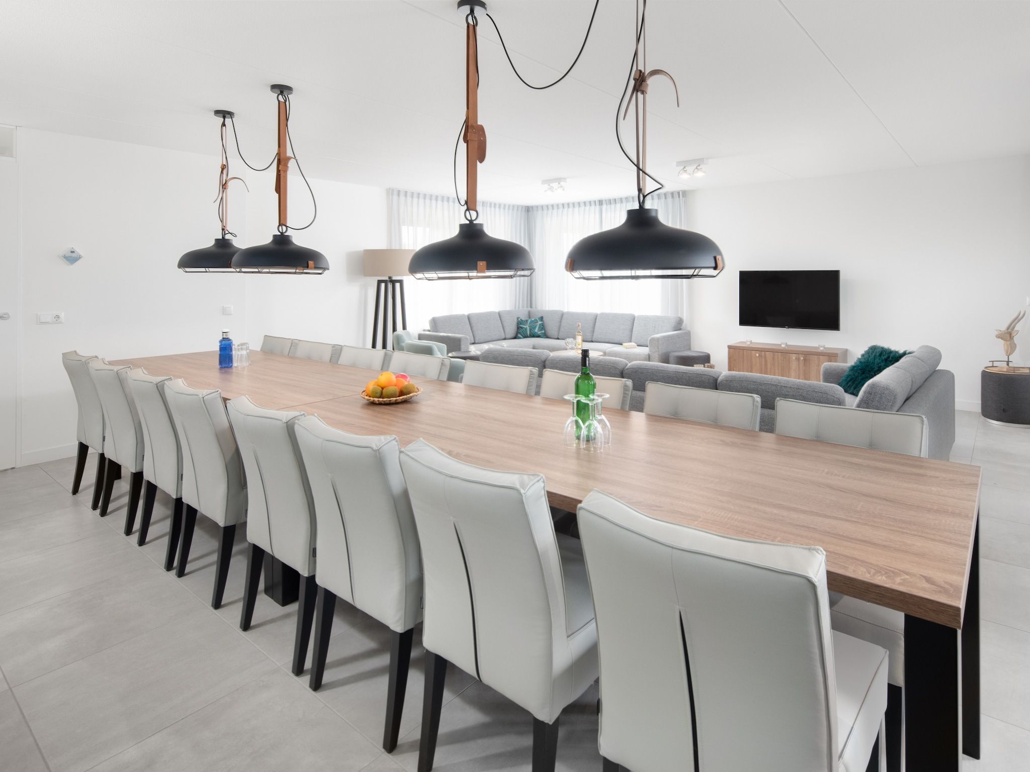 De eetkamer van Beach Resort Nieuwvliet-Bad 10 in Nieuwvliet-Bad