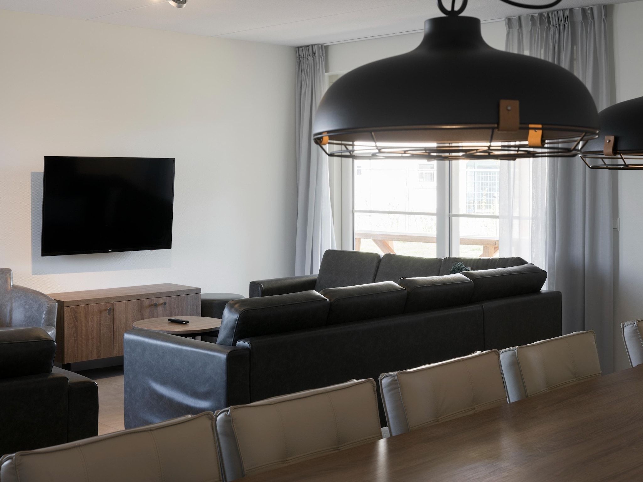 De woonkamer van Beach Resort Nieuwvliet-Bad 10 in Nieuwvliet-Bad