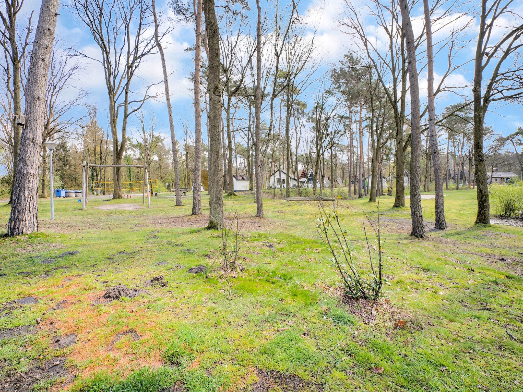 De tuin van Bungalow 64 en 65 in Stramproy