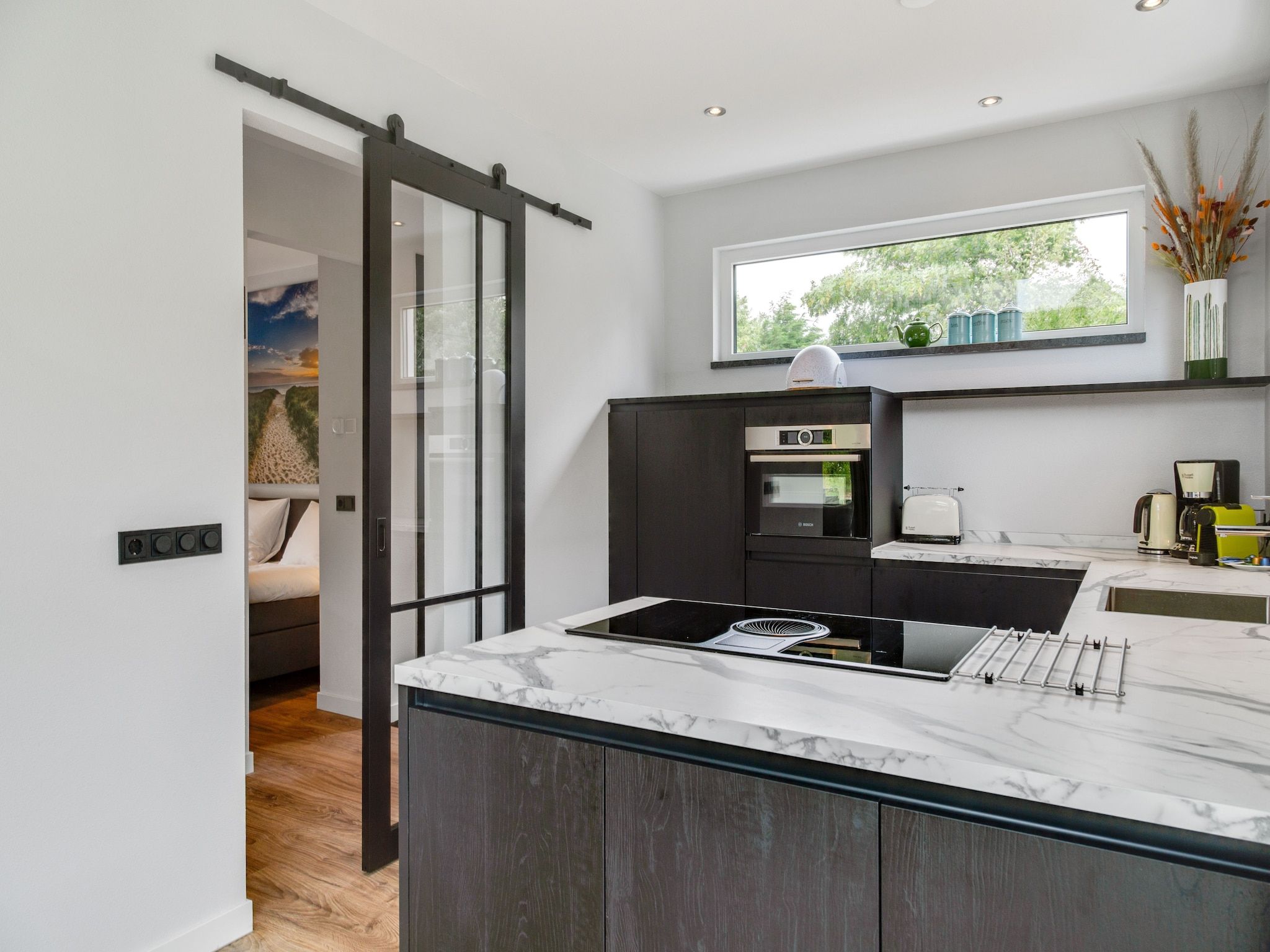 De keuken van De Koog nr 1 - 6 pers woning de luxe in De Koog Texel