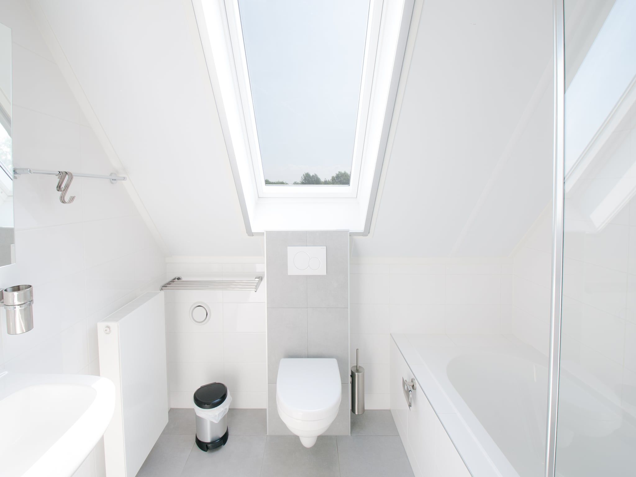 De badkamer van Resort Waterrijk Oesterdam 4 in Tholen