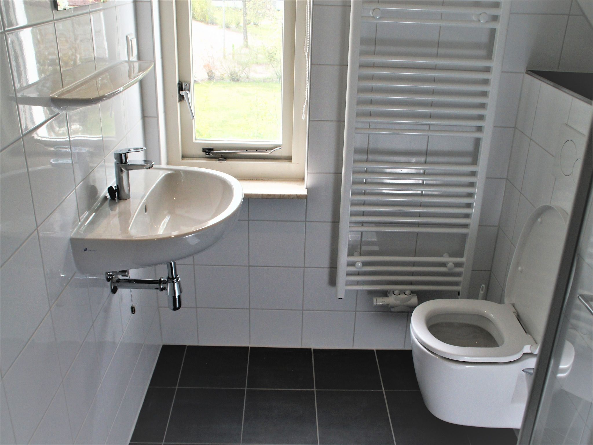 De badkamer van Het Drentse Wold 4 in Hoogersmilde