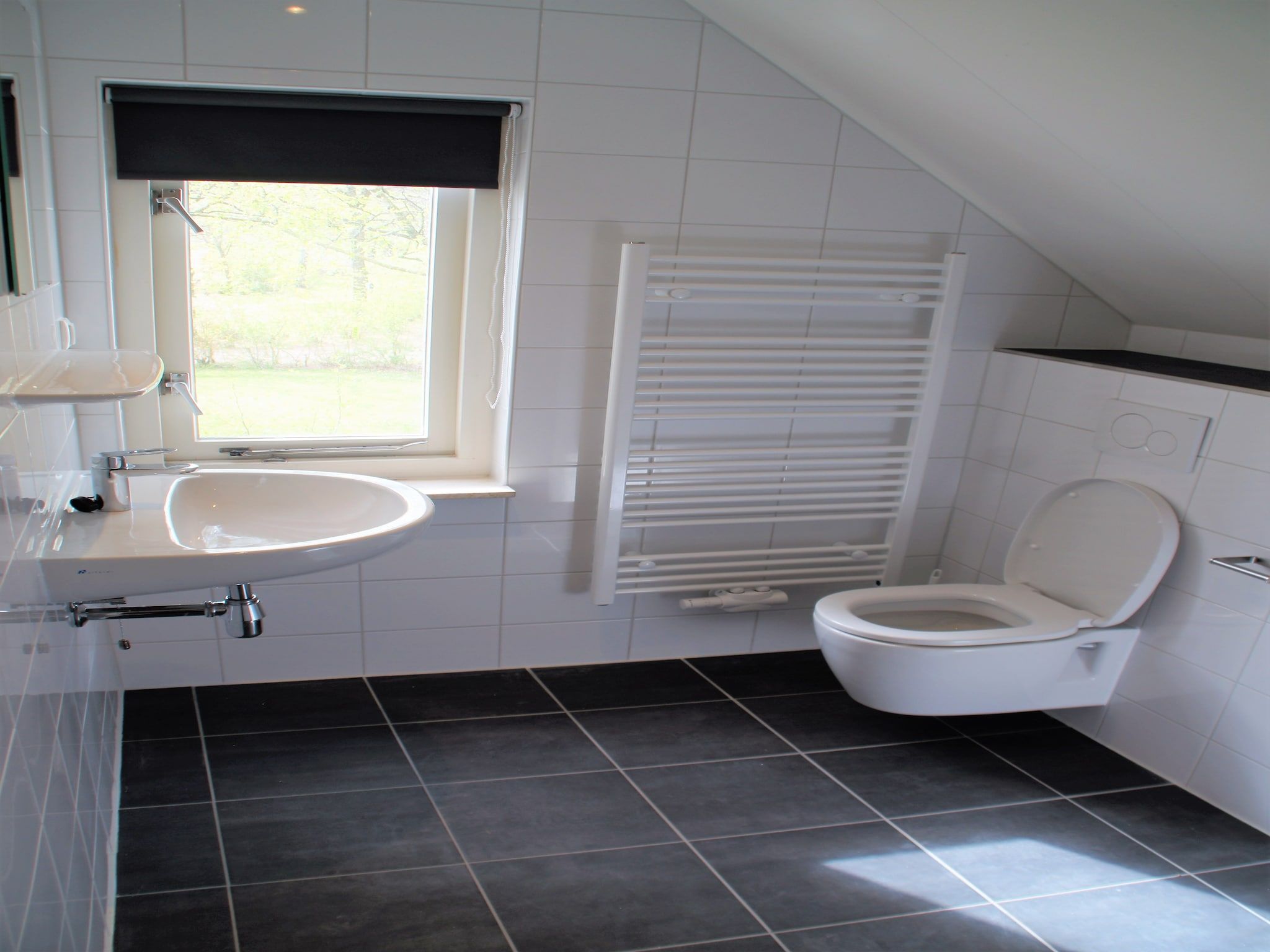 De badkamer van Het Drentse Wold 4 in Hoogersmilde