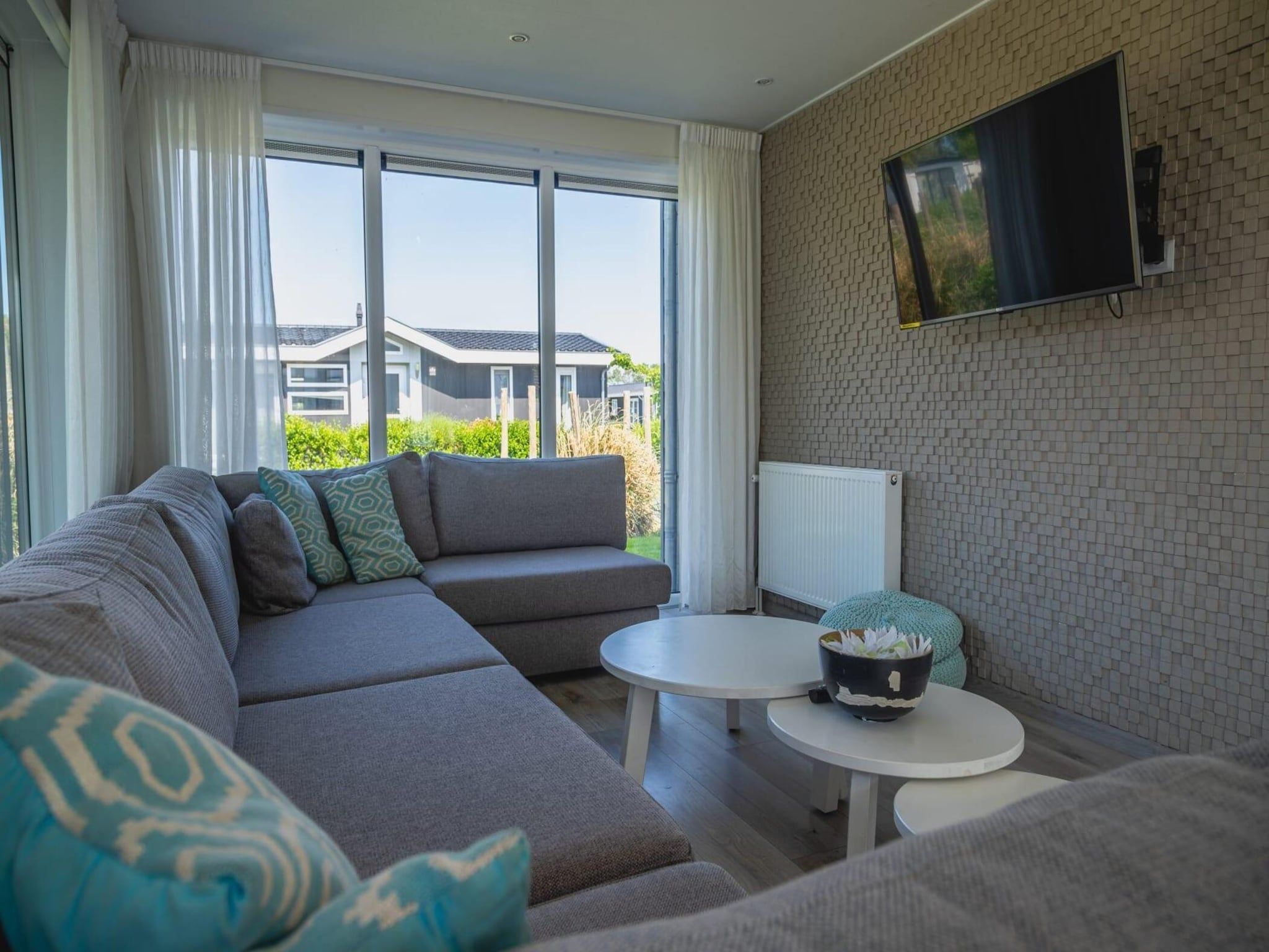 De woonkamer van Beemsterdijk met Sauna  10 personen in West-Graftdijk