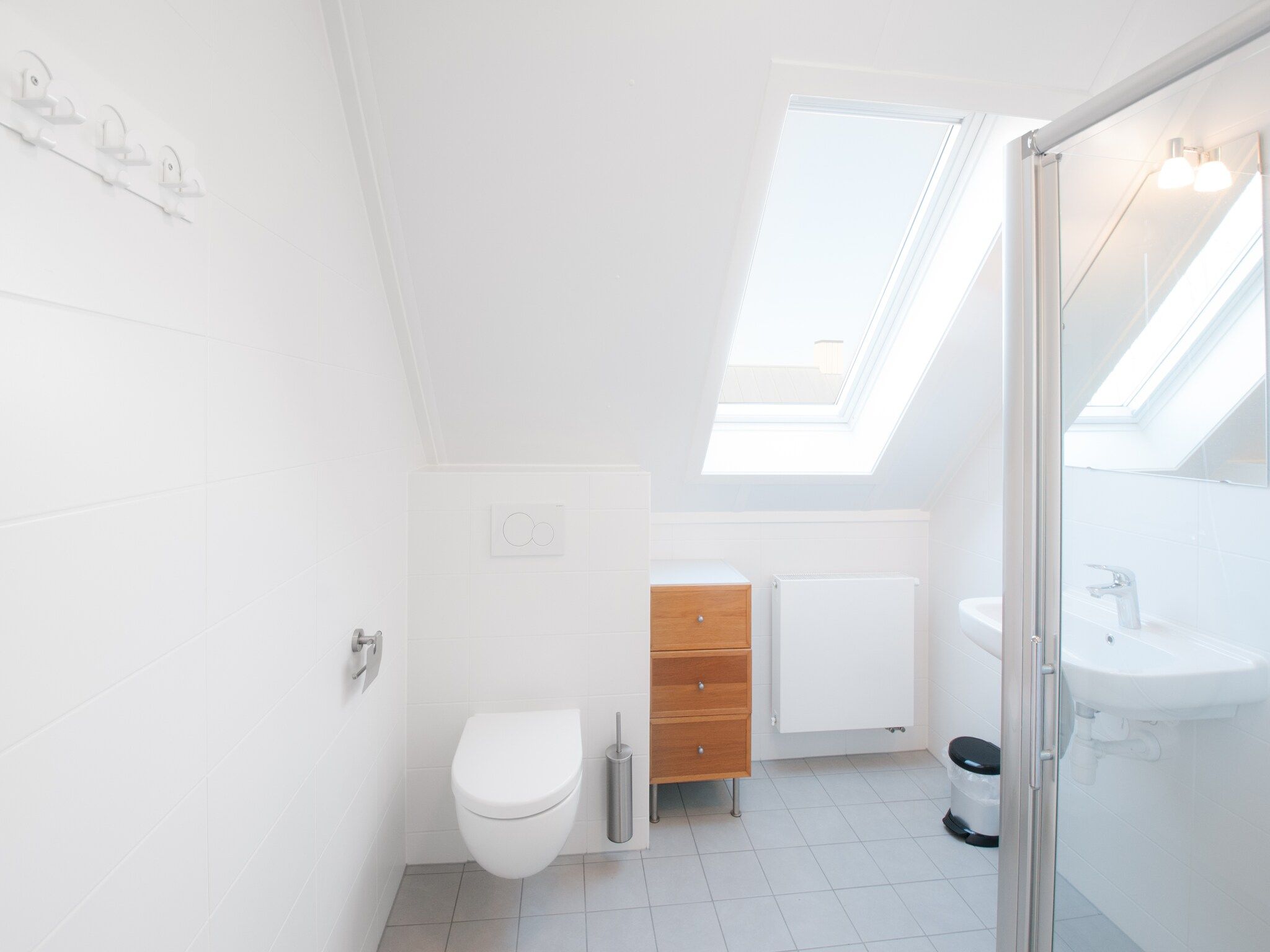 De badkamer van Resort Waterrijk Oesterdam 14 in Tholen