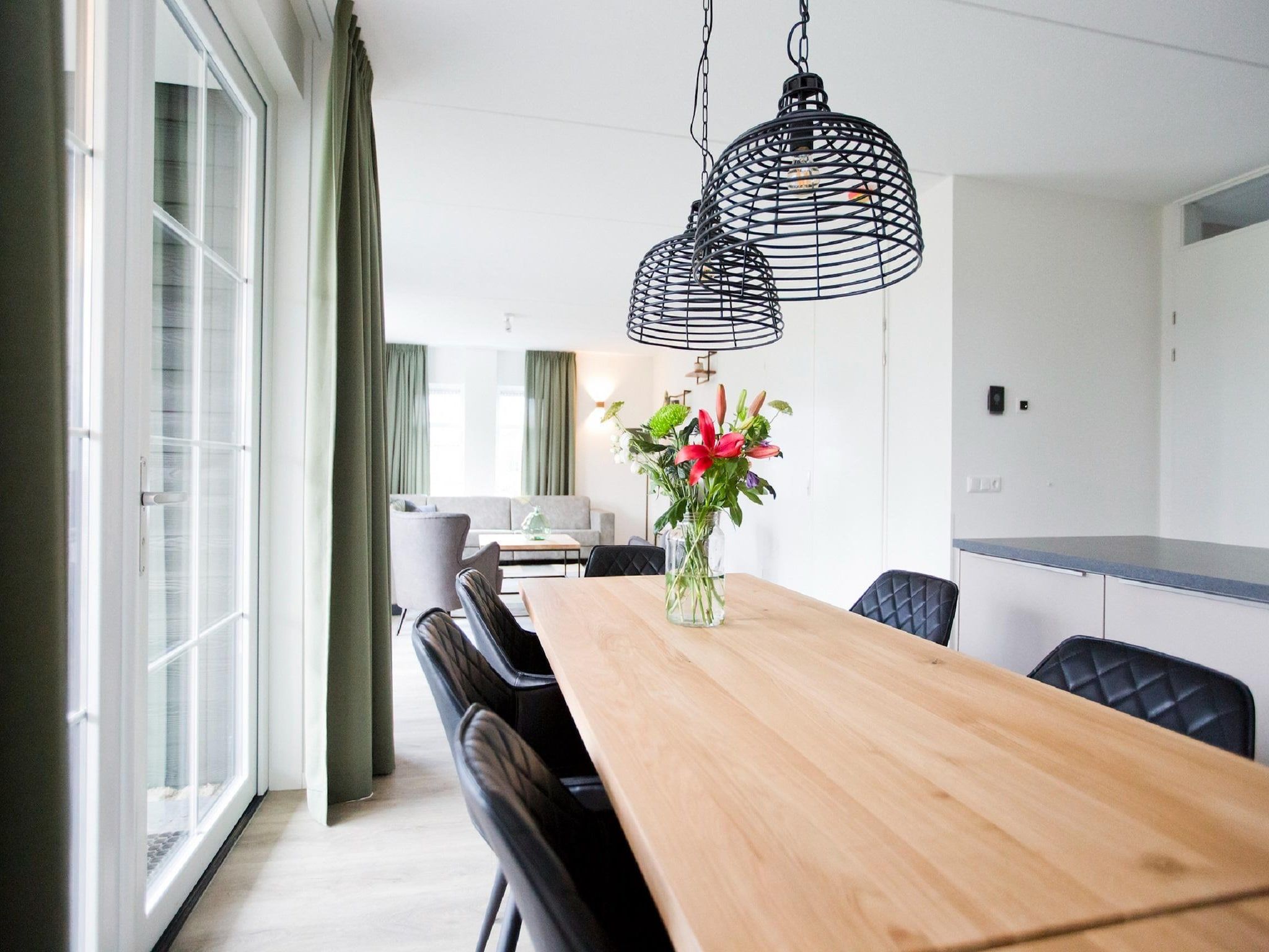 De eetkamer van Landgoed De IJsvogel 9 in Voorthuizen