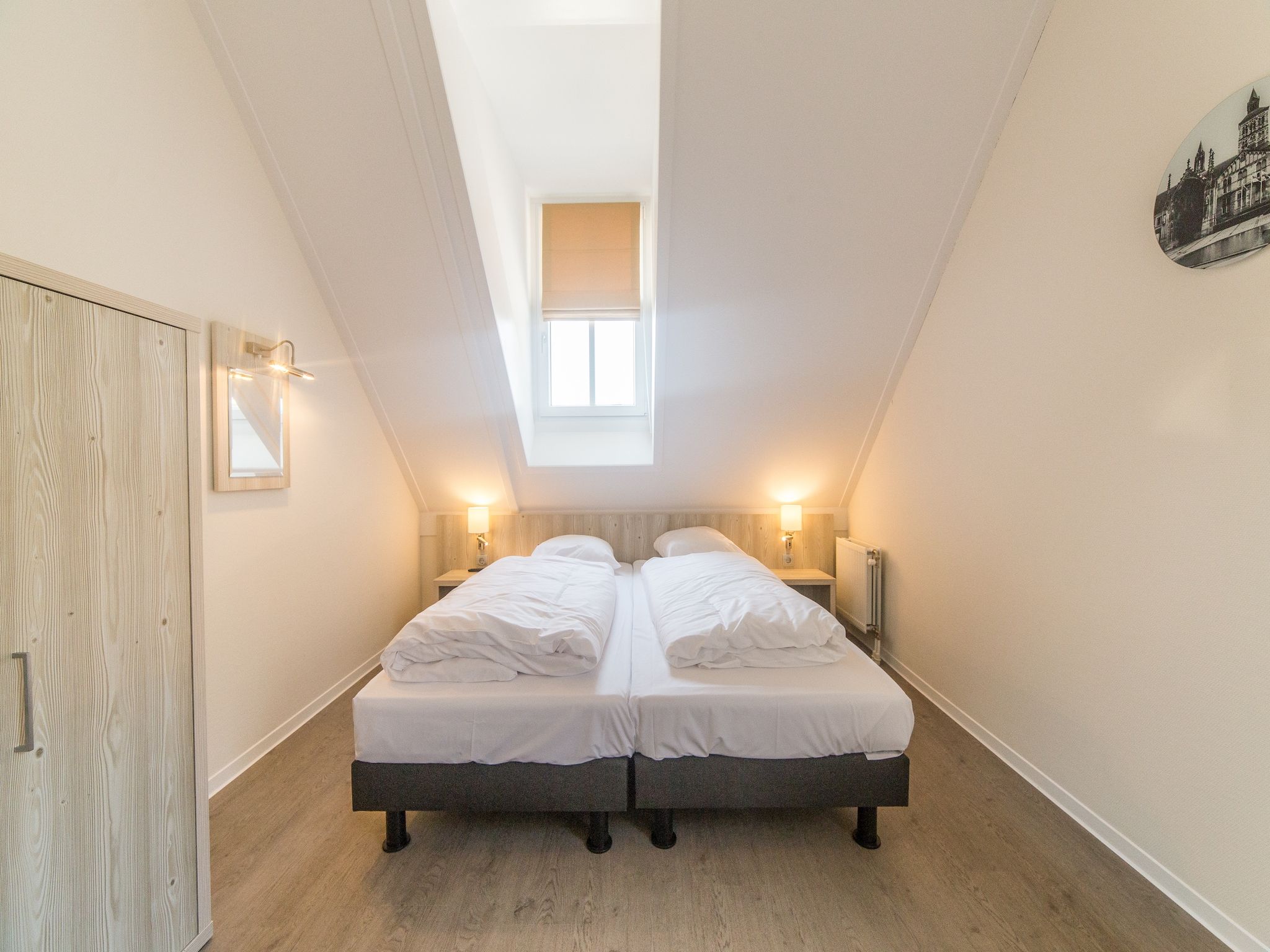 Een slaapkamer van Resort Maastricht 24 in Maastricht