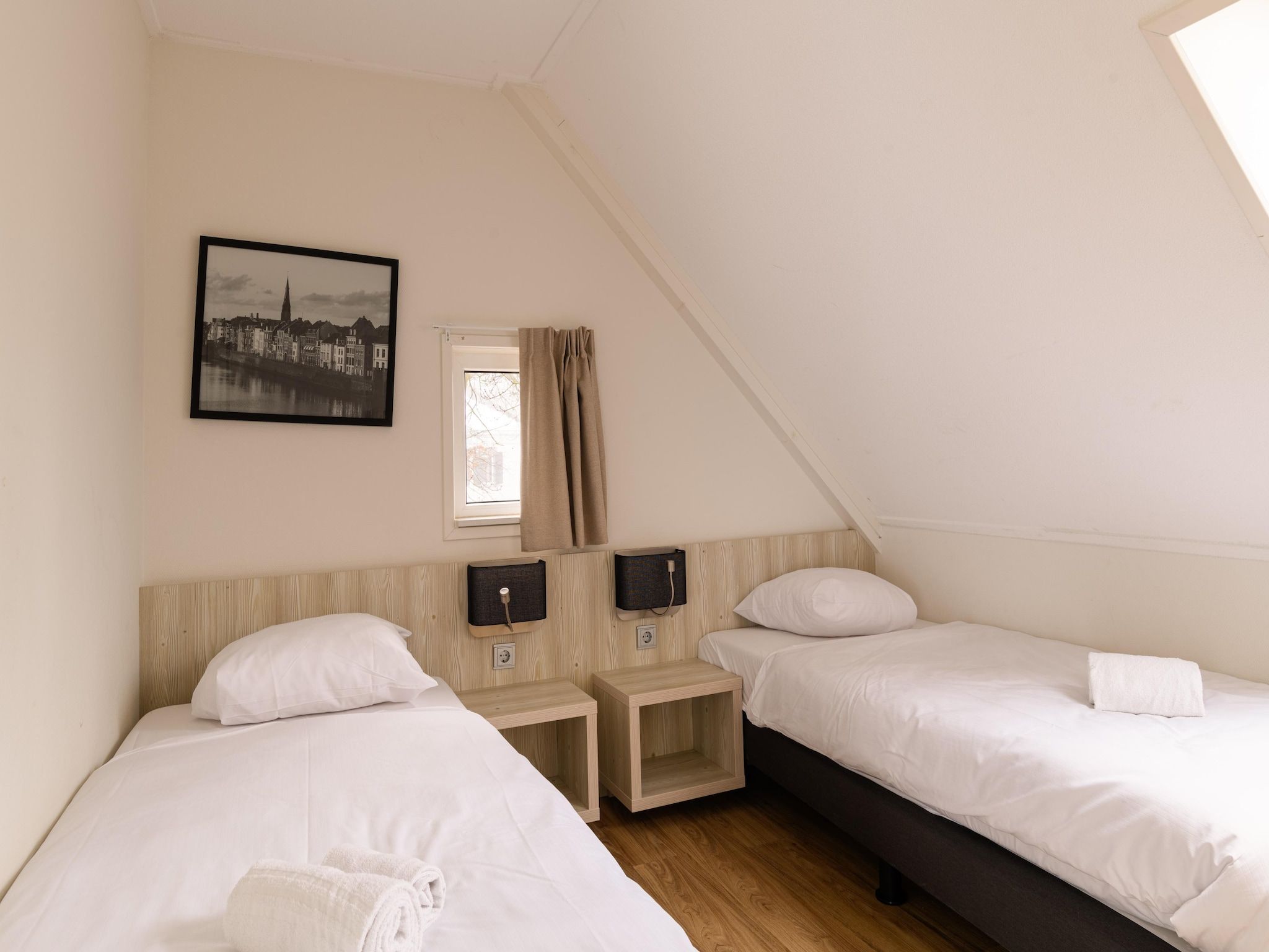 Een slaapkamer van Resort Maastricht 13 in Maastricht