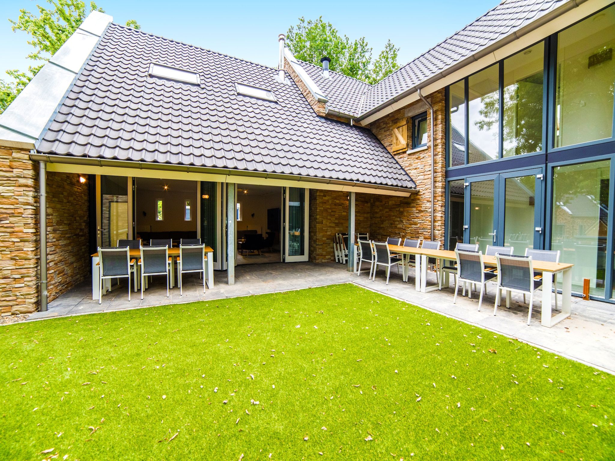 De tuin van Resort Maastricht 13 in Maastricht