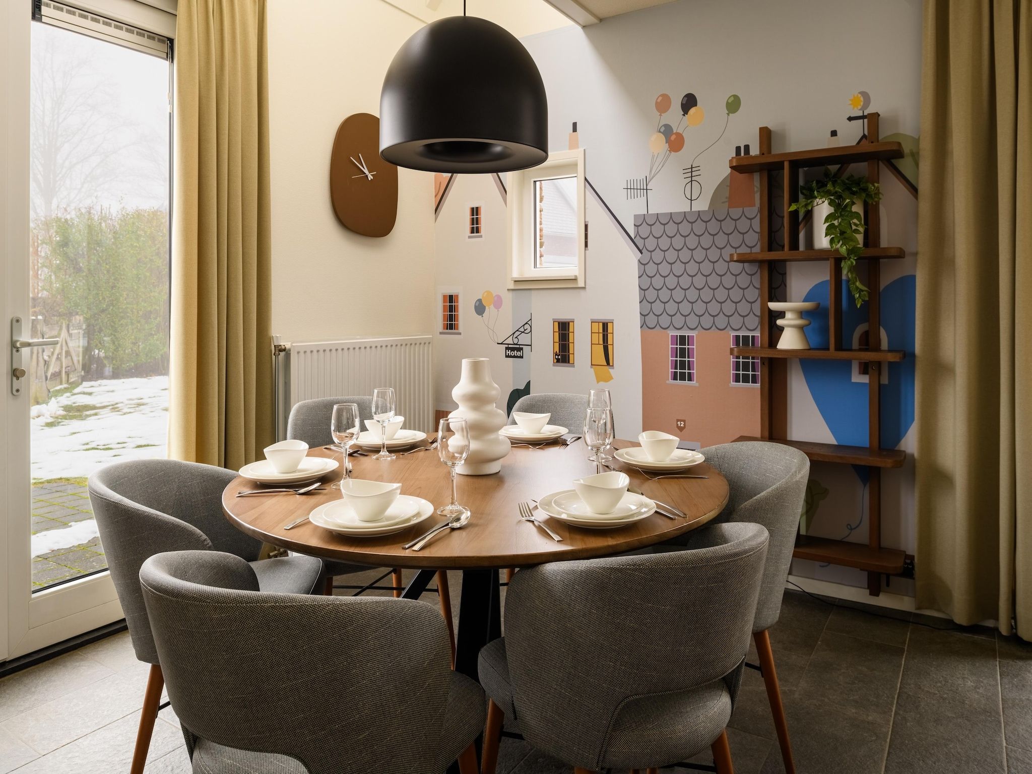 De eetkamer van Resort Maastricht 20 in Maastricht