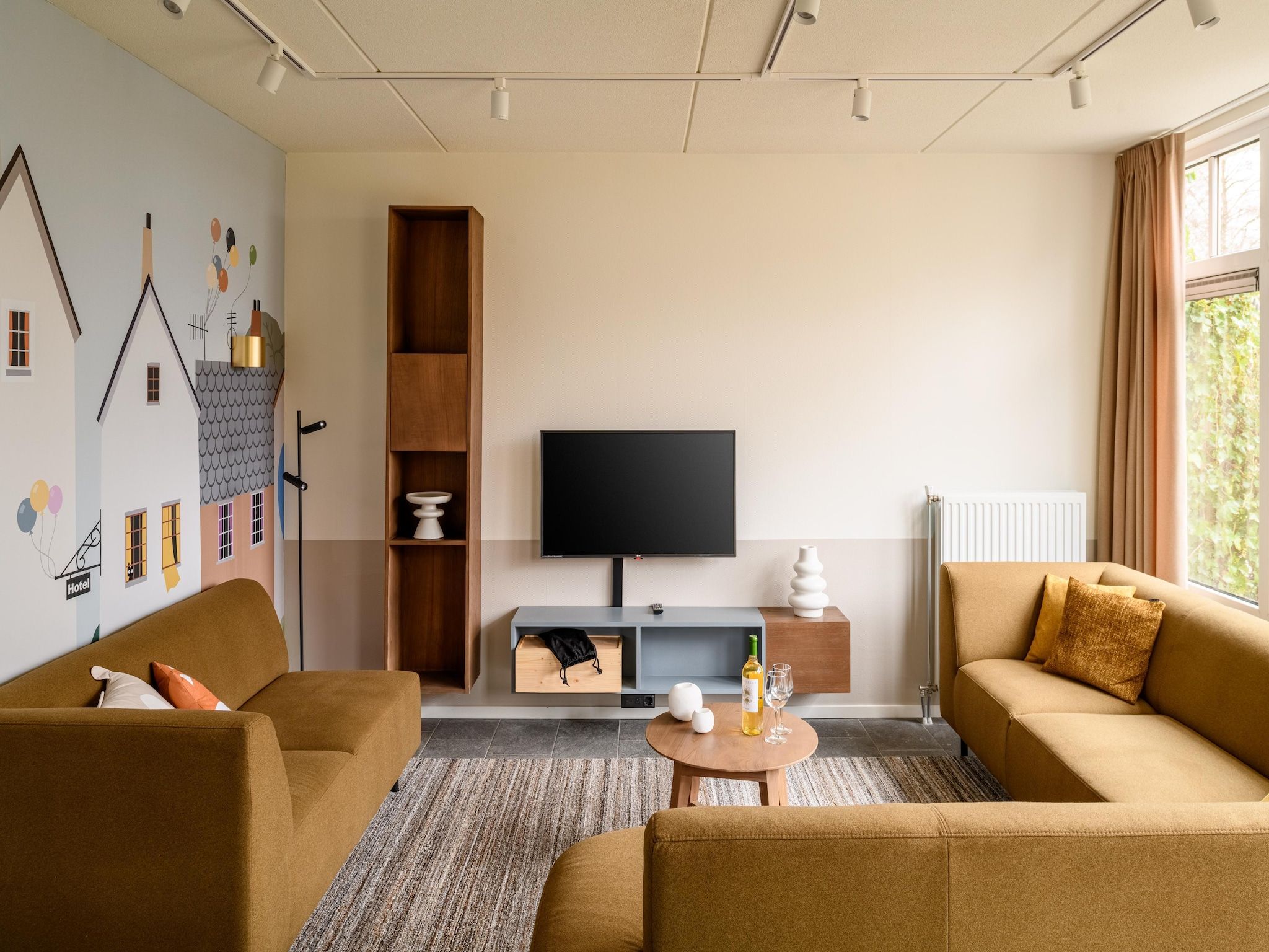 De woonkamer van Resort Maastricht 18 in Maastricht