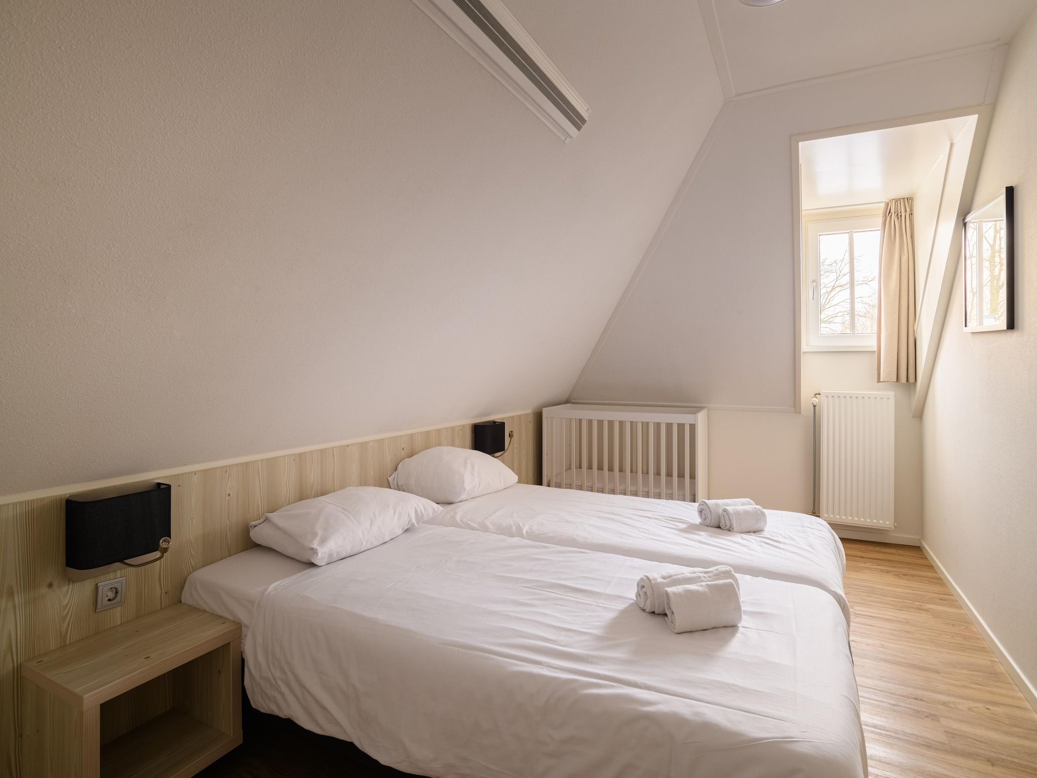 Een slaapkamer van Resort Maastricht 19 in Maastricht