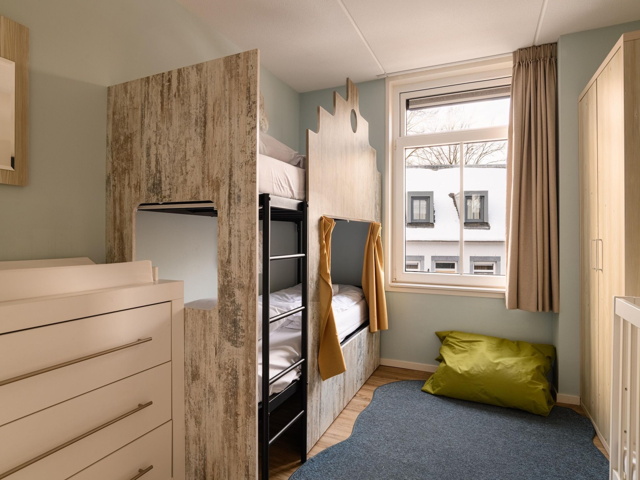 Een slaapkamer van Resort Maastricht 19 in Maastricht