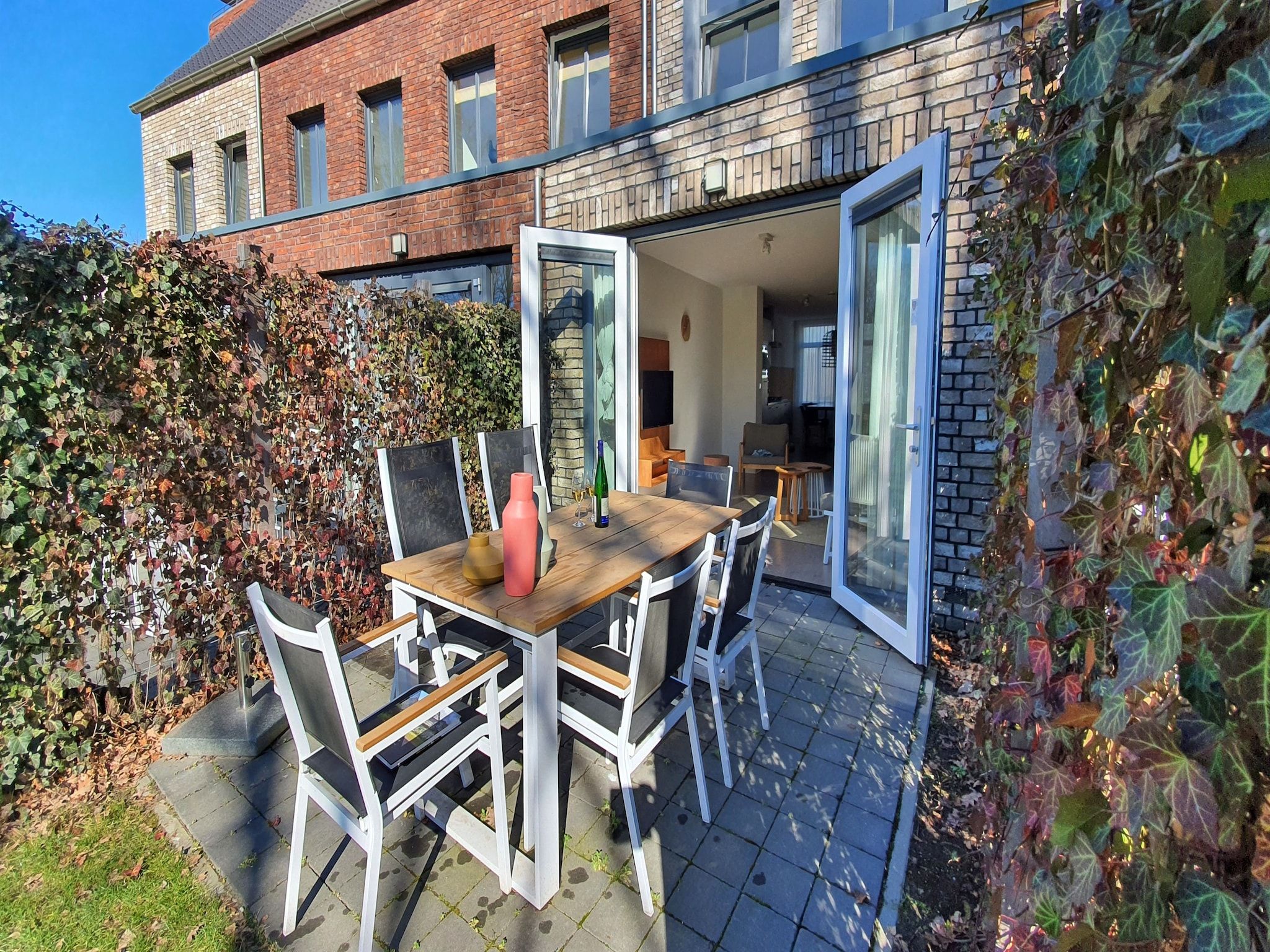 De tuin van Resort Maastricht 12 in Maastricht