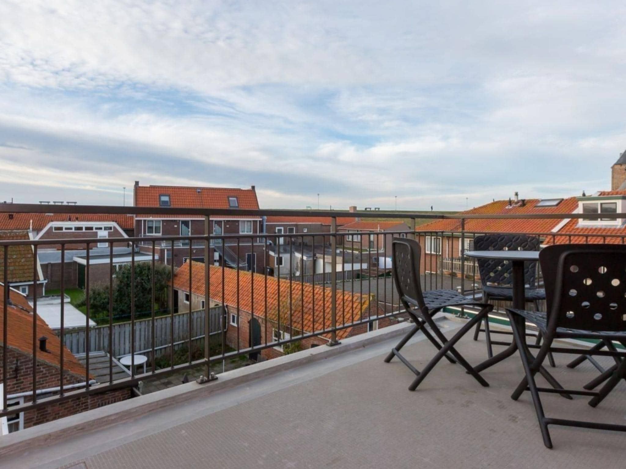 Het terras van Aparthotel Zoutelande - 6 pers luxe appartement huisdier in Zoutelande