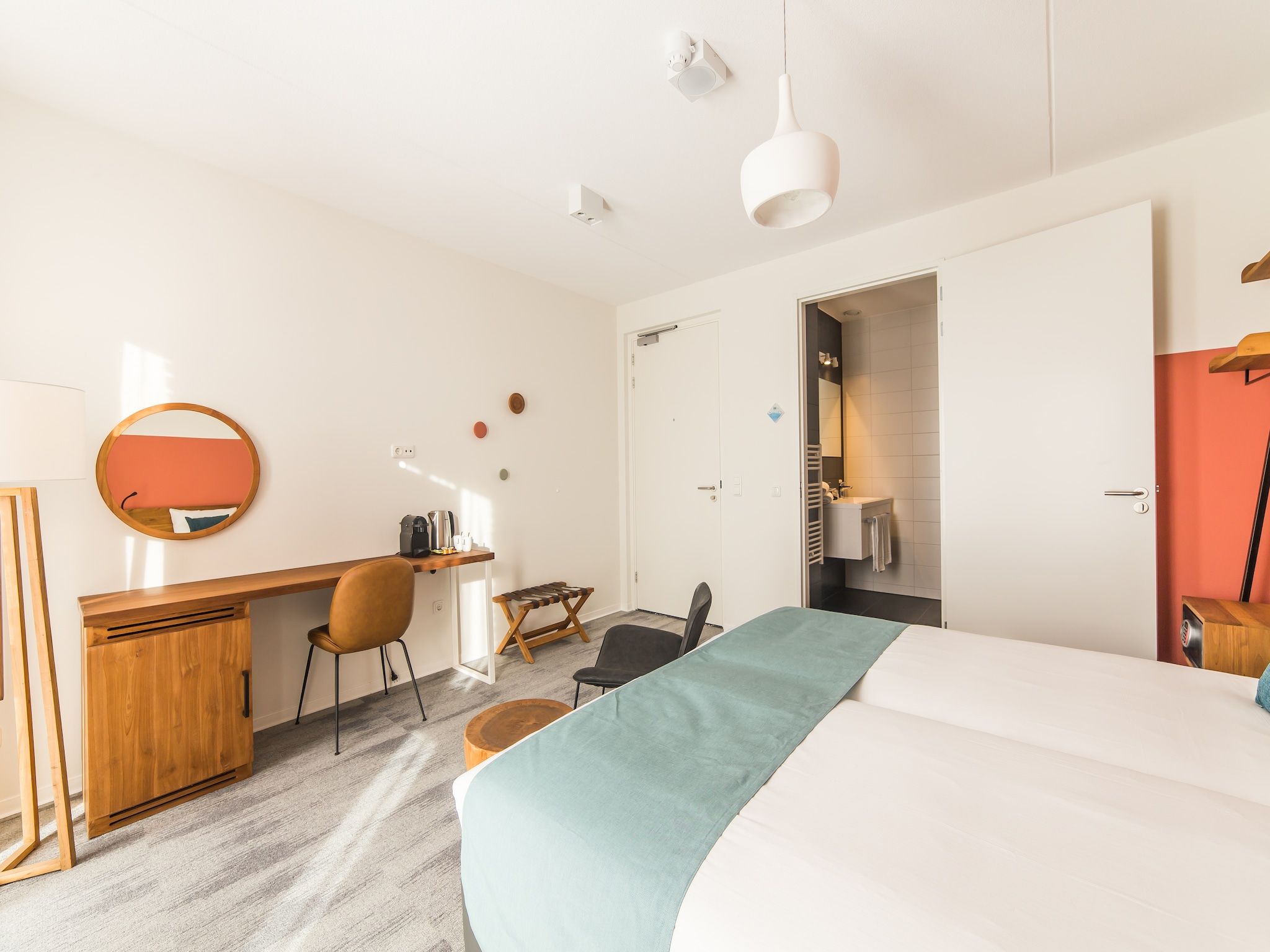 Een slaapkamer van Resort Maastricht - Prins van Oranje 1 in Maastricht