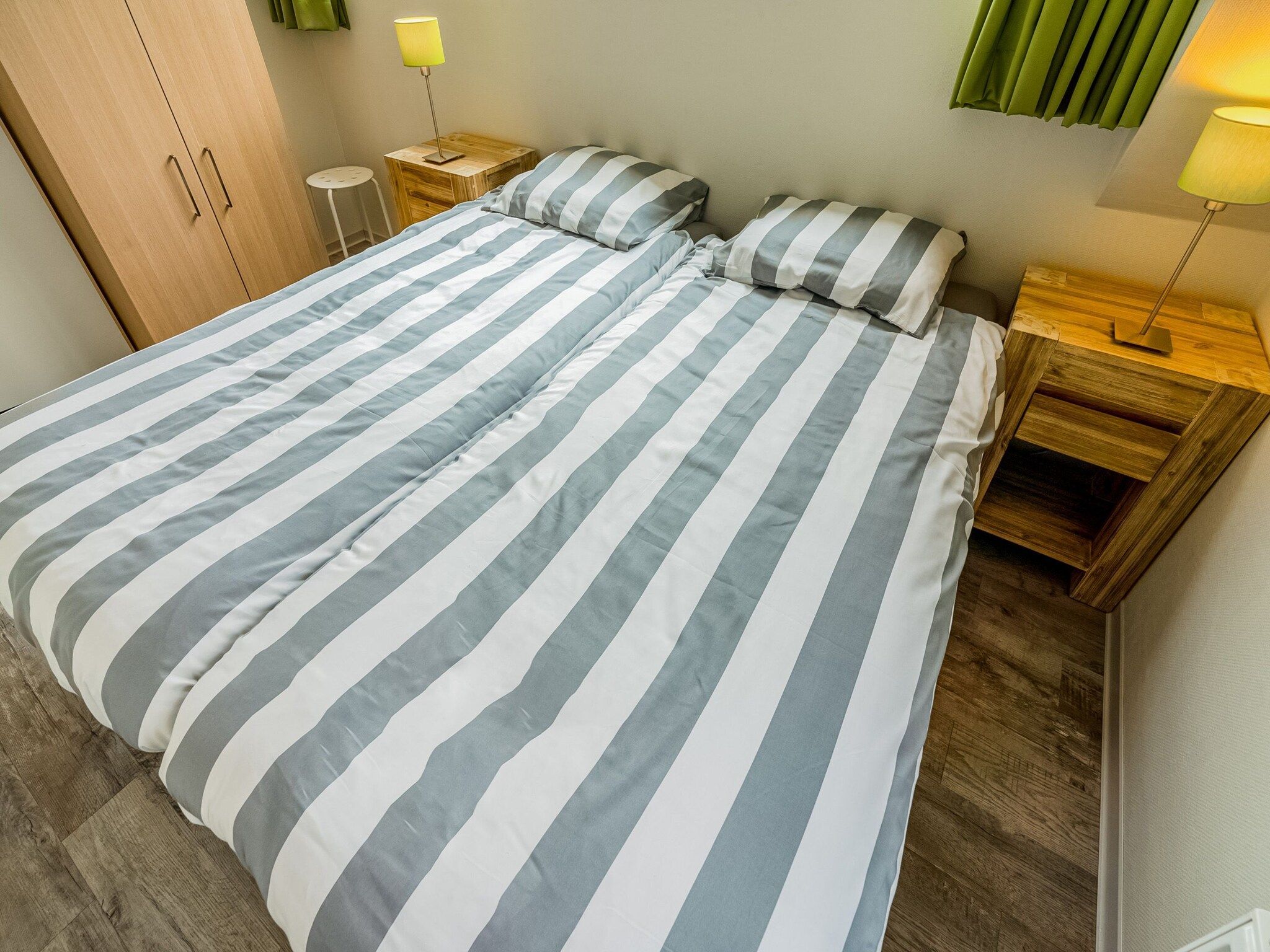 Een slaapkamer van Krokus 18 in Breskens