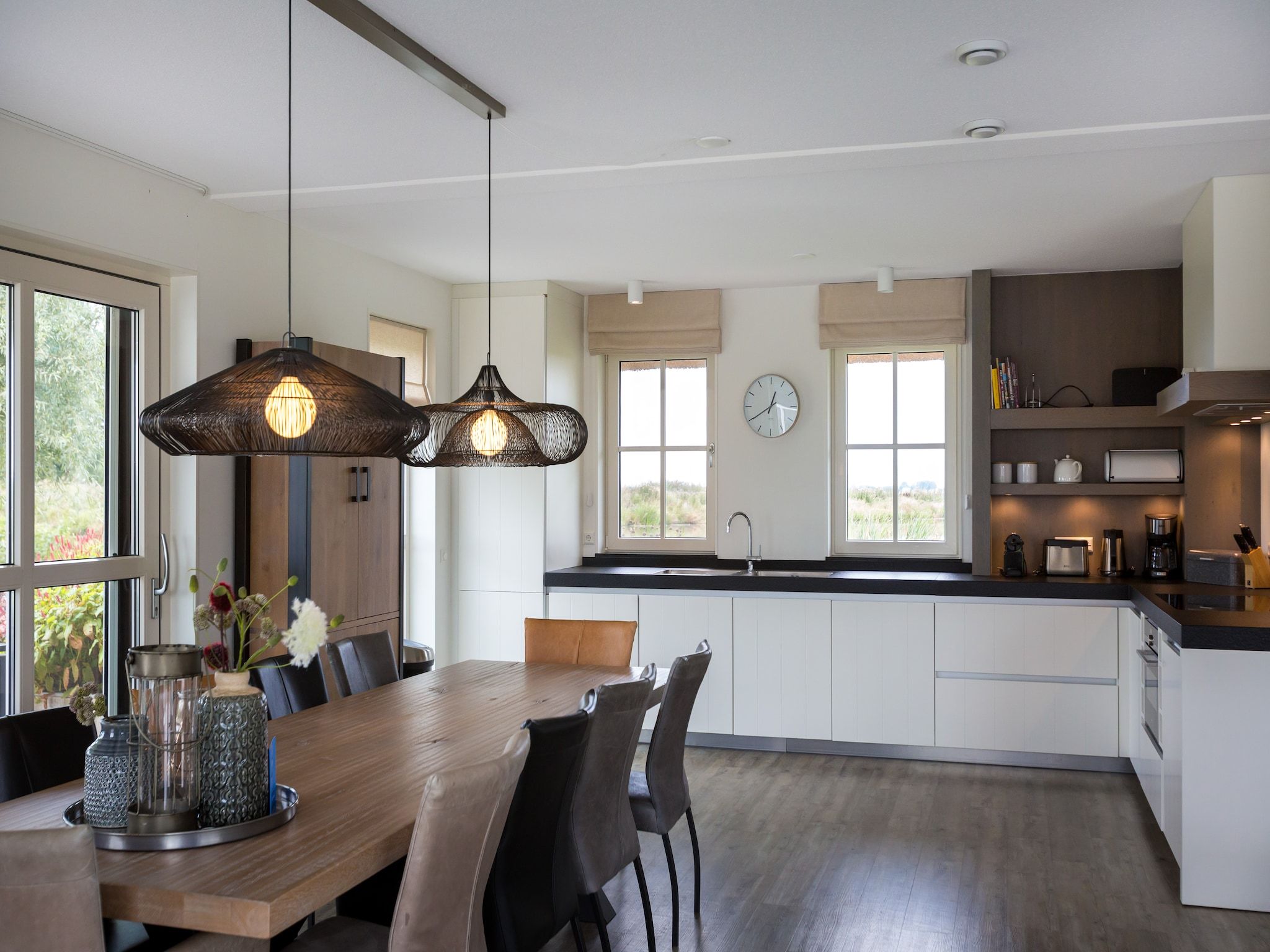 De keuken van Friese Meren Villa's 10 in Delfstrahuizen