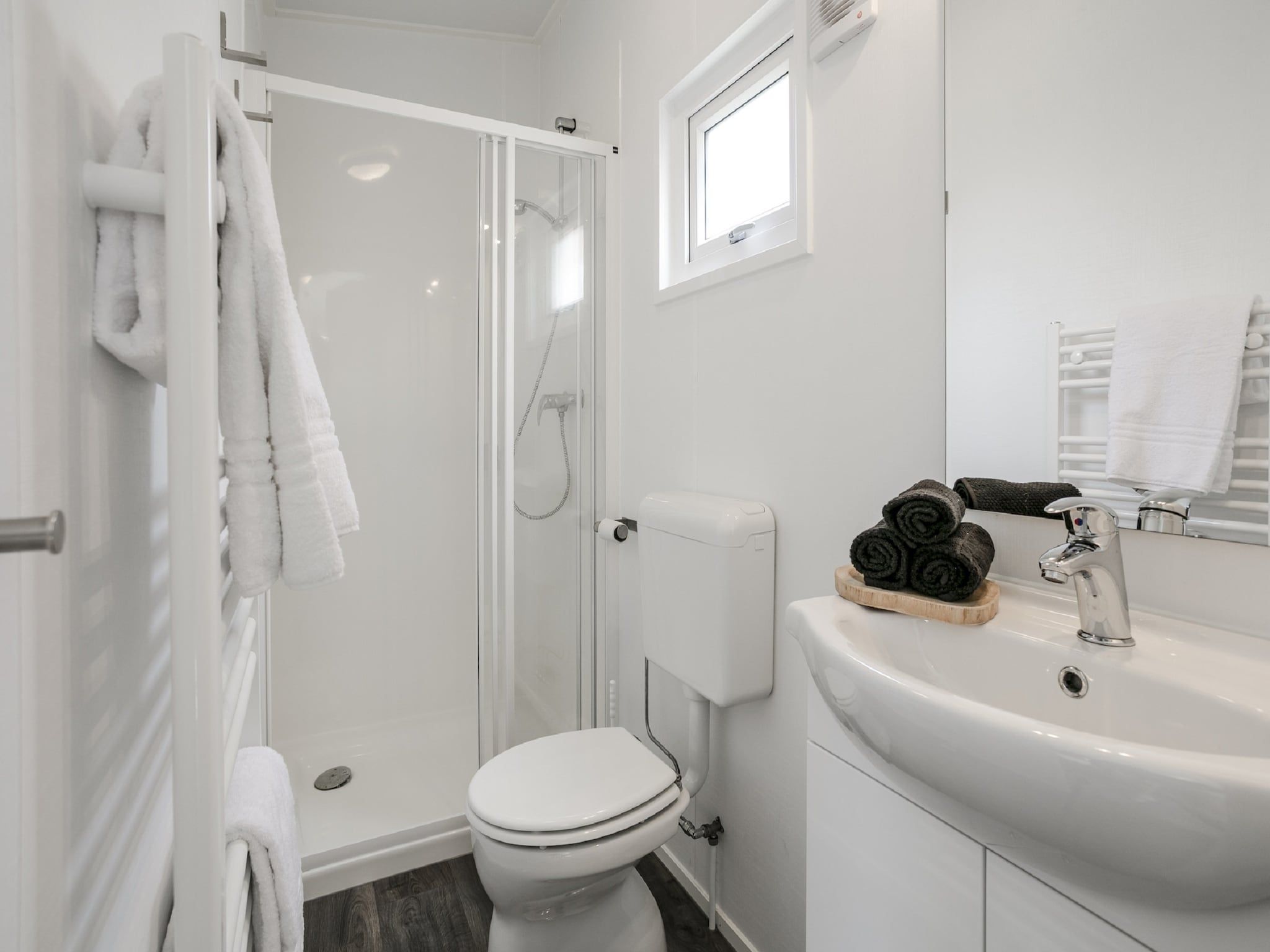 De badkamer van Vakantiepark De Lochemse Berg 2 in Lochem