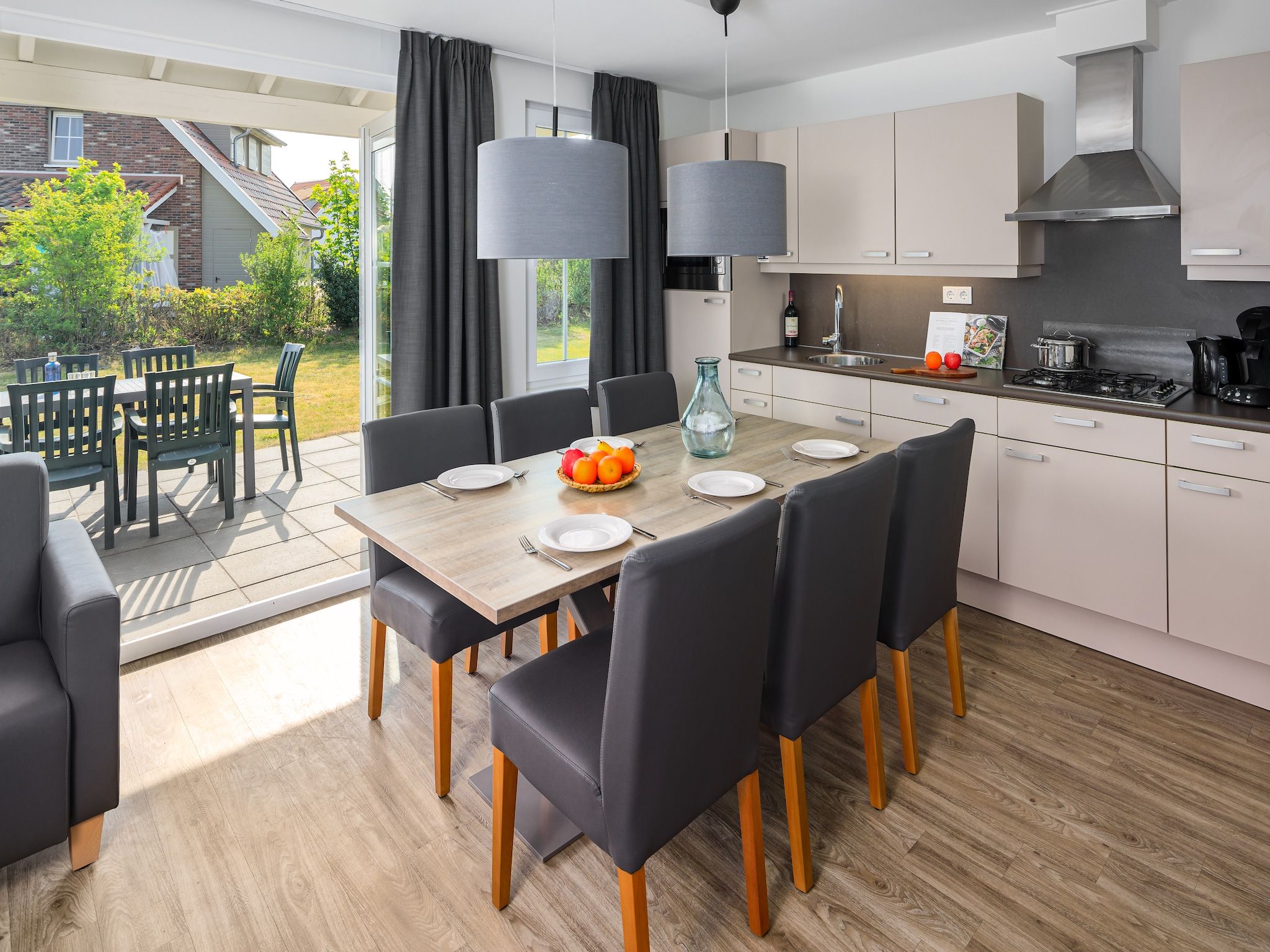 De keuken van Résidence Klein Vink 7 in Arcen