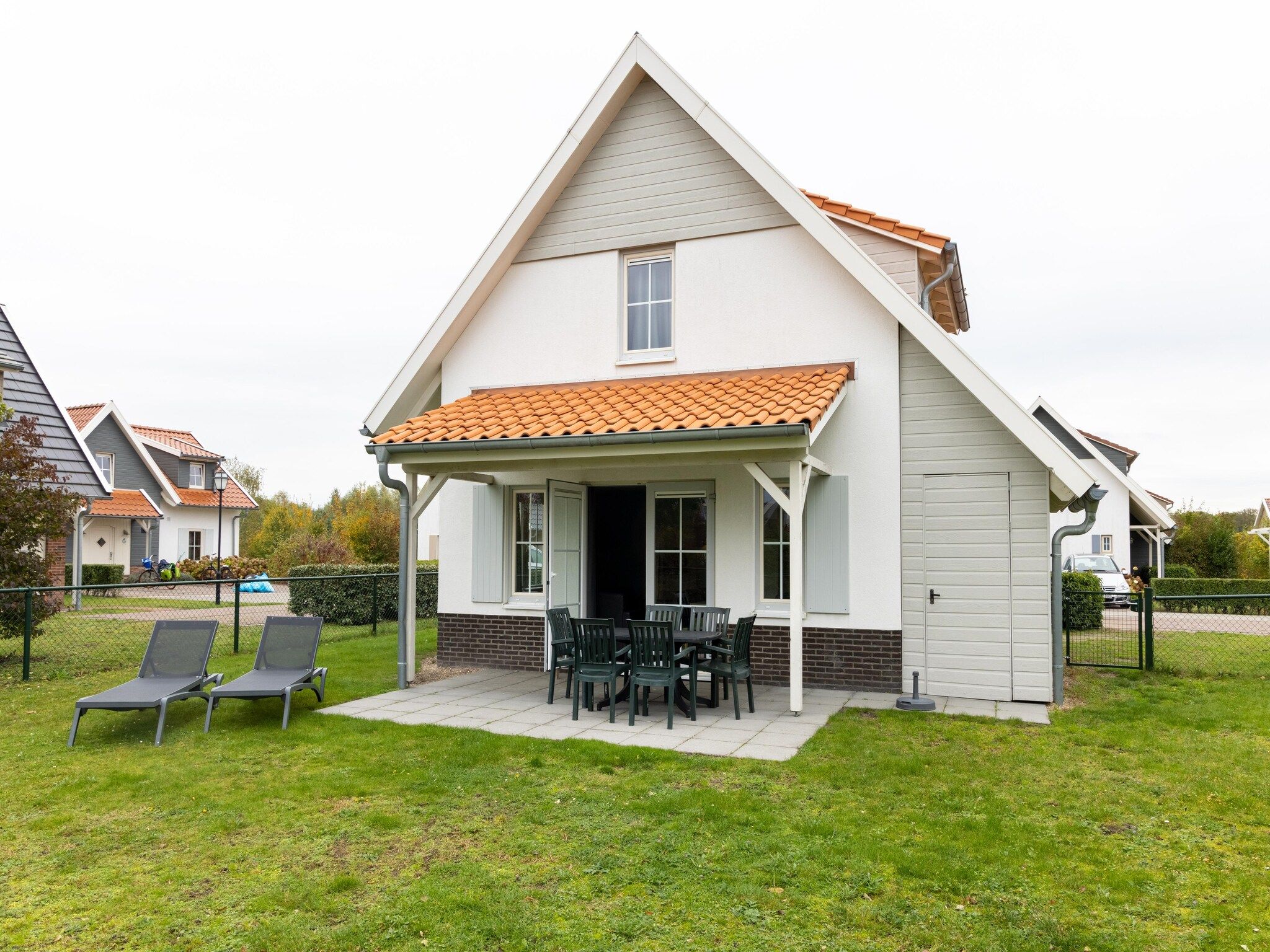 De tuin van Résidence Klein Vink 7 in Arcen