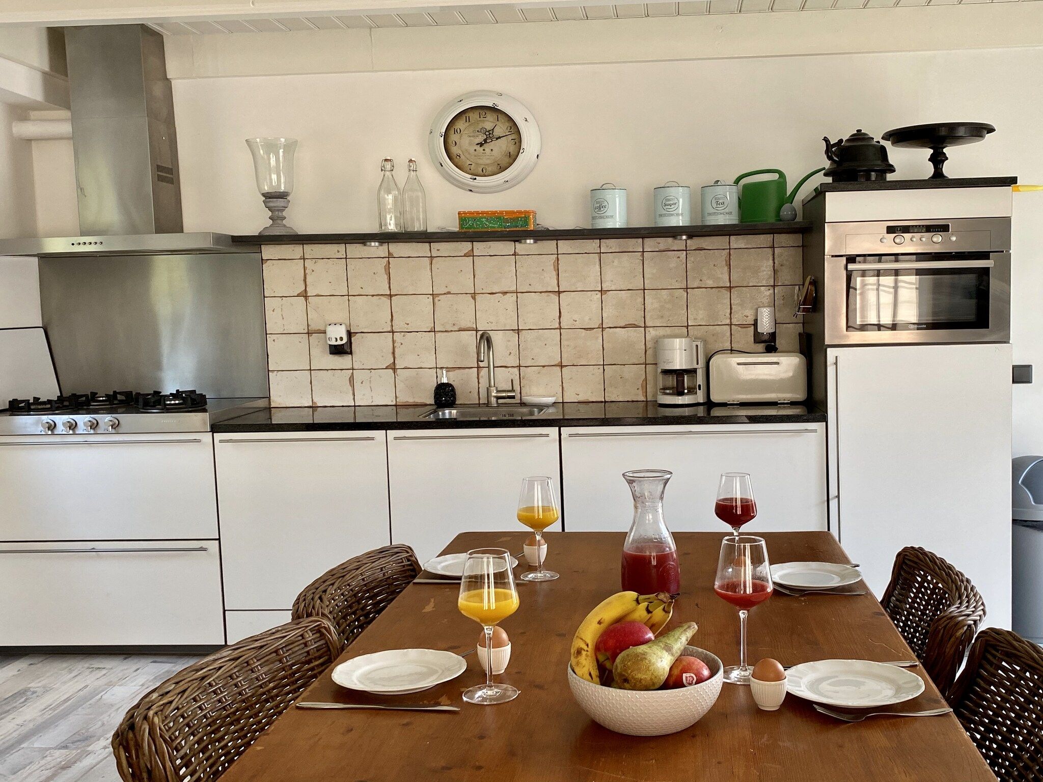 De keuken van Botterlodge in Wateren