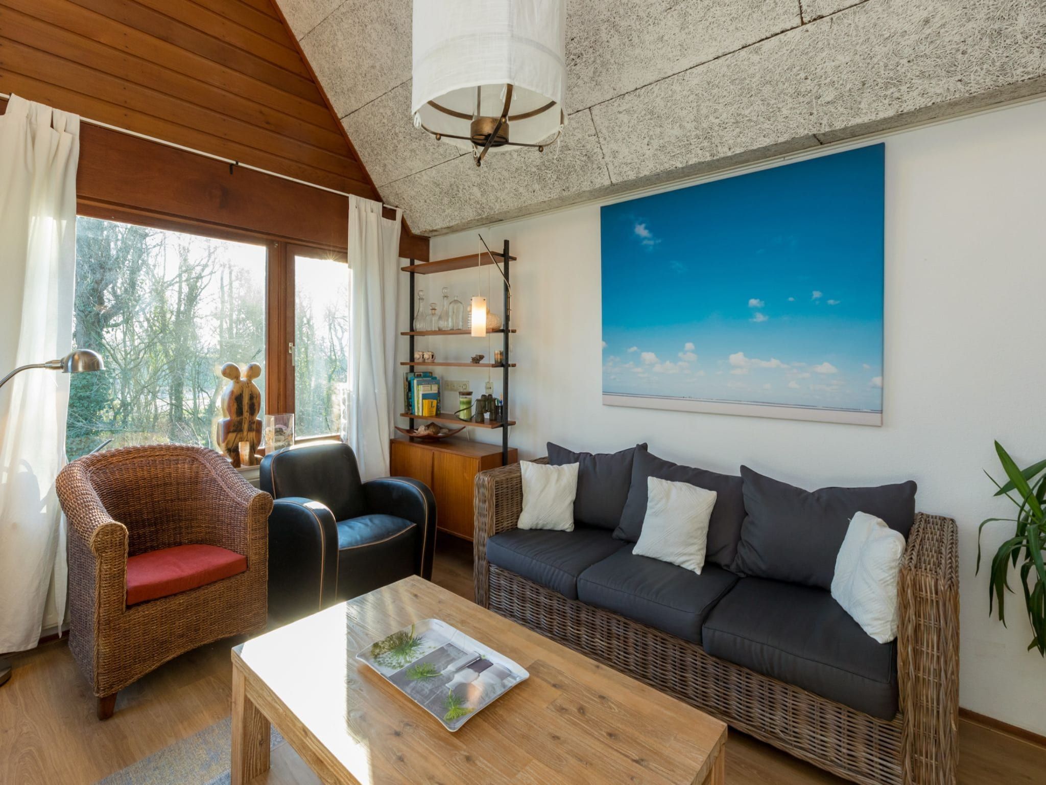 De woonkamer van Kievitenlaan 22 in Veere