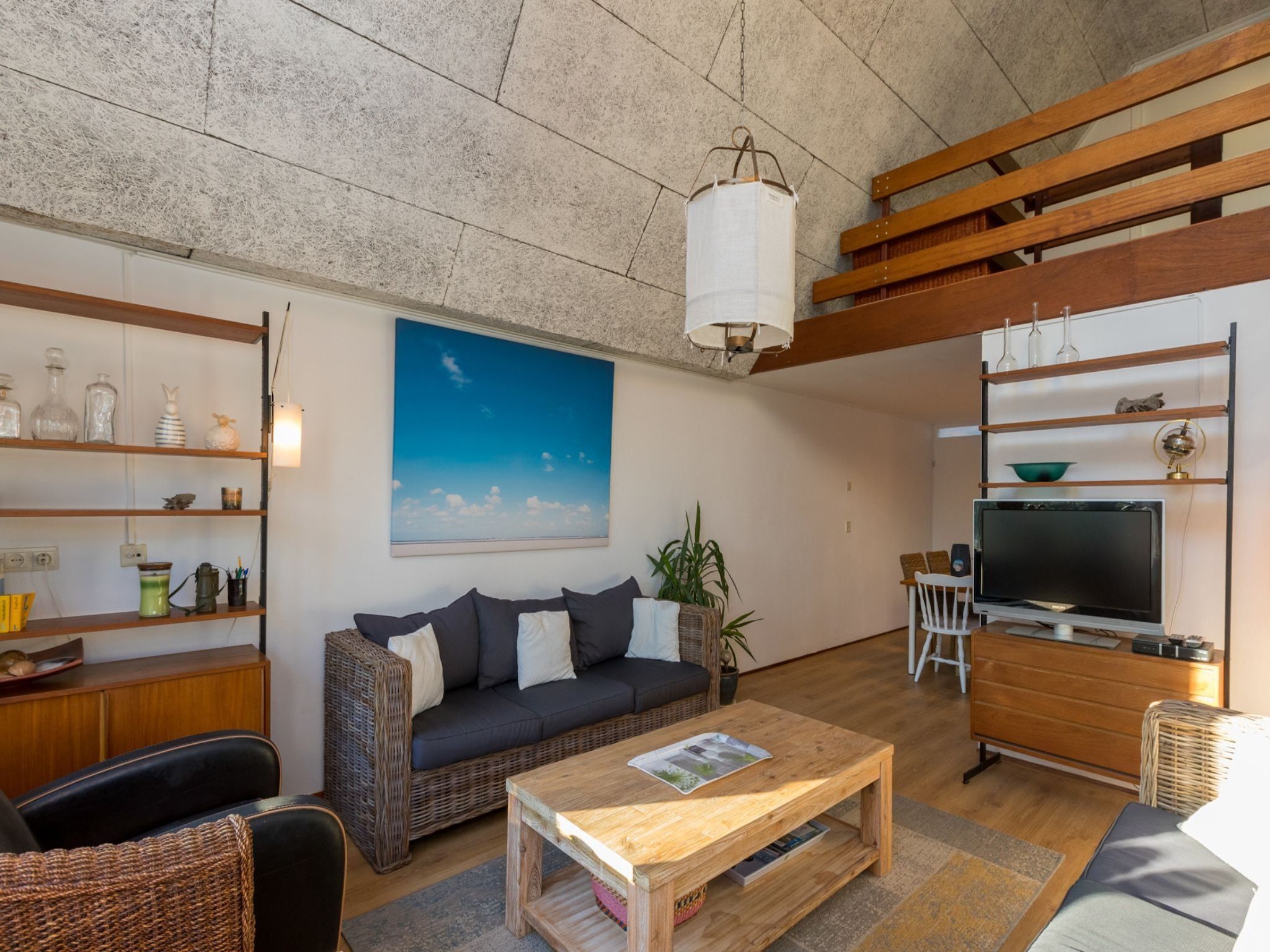 De woonkamer van Kievitenlaan 22 in Veere