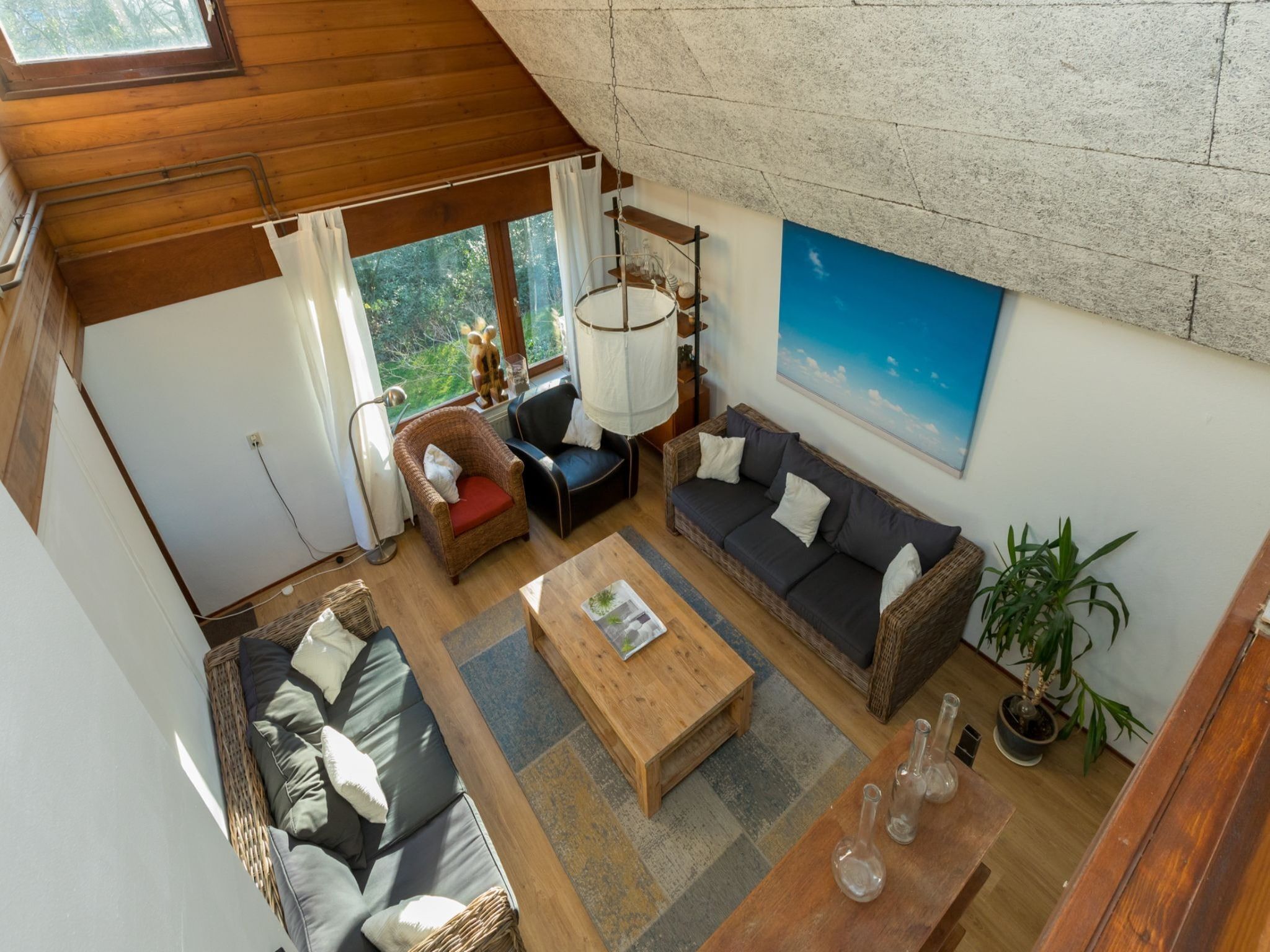 De woonkamer van Kievitenlaan 22 in Veere